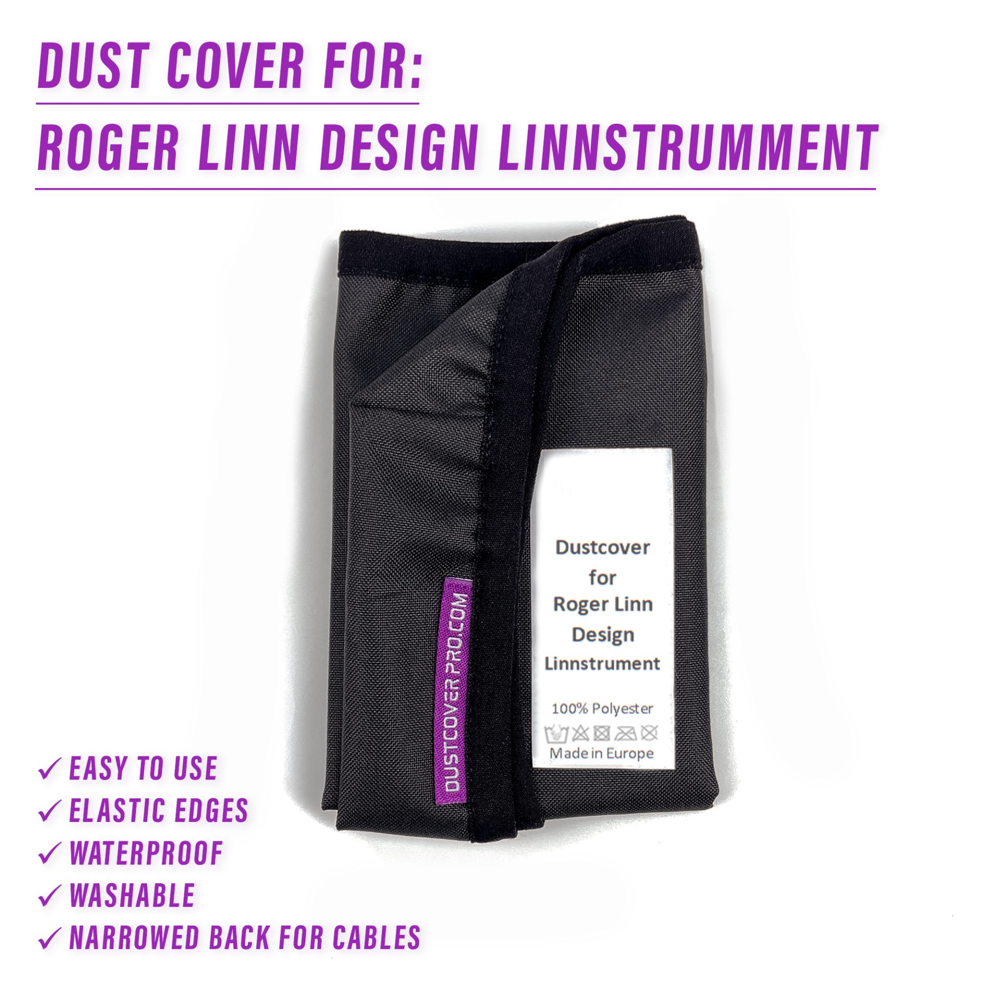 dust cover dustcover dustcoverpro elastic ROGER LINN DESIGN synth synth protection water resistant waterproof LINNSTRUMENT ROGER LINN DESIGN LINNSTRUMENT