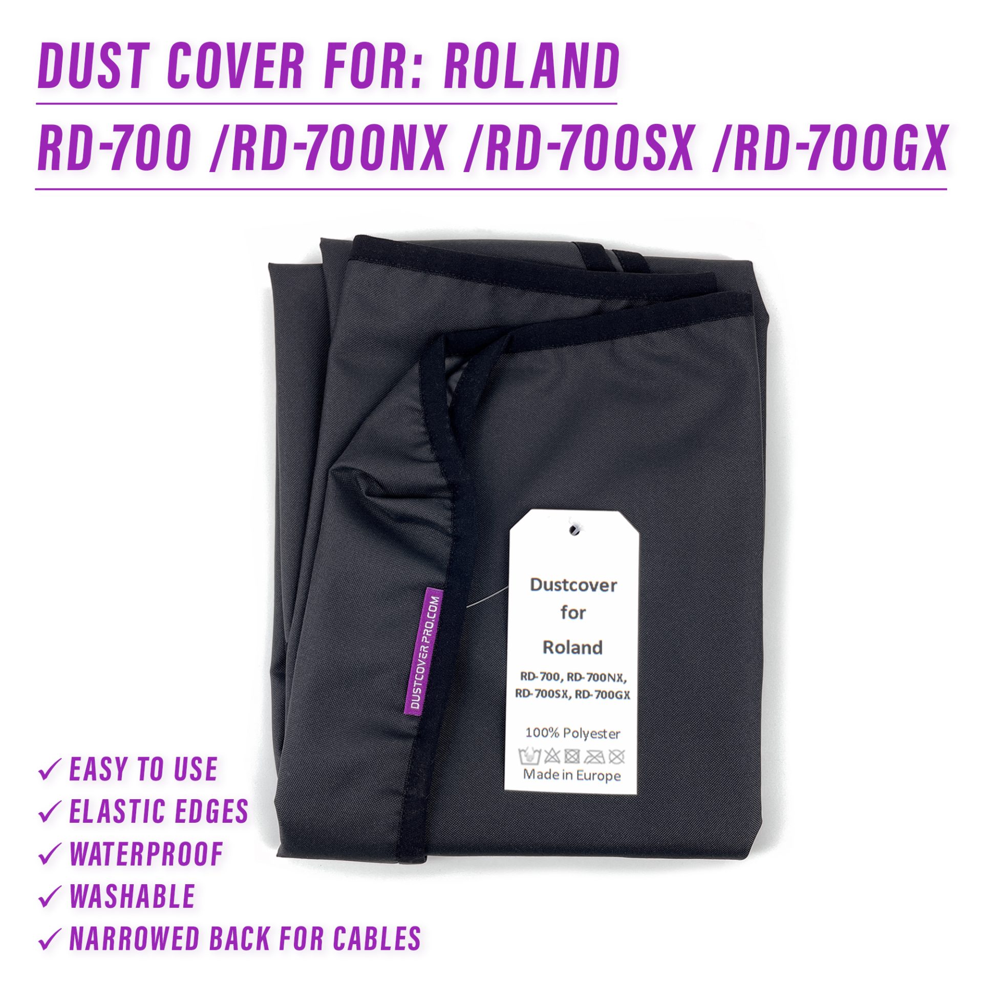 dust cover dustcover dustcoverpro elastic synth synth protection water resistant waterproof Roland rd-700 roland rd-700 rd-700nx rd-700gx rd-700sx
