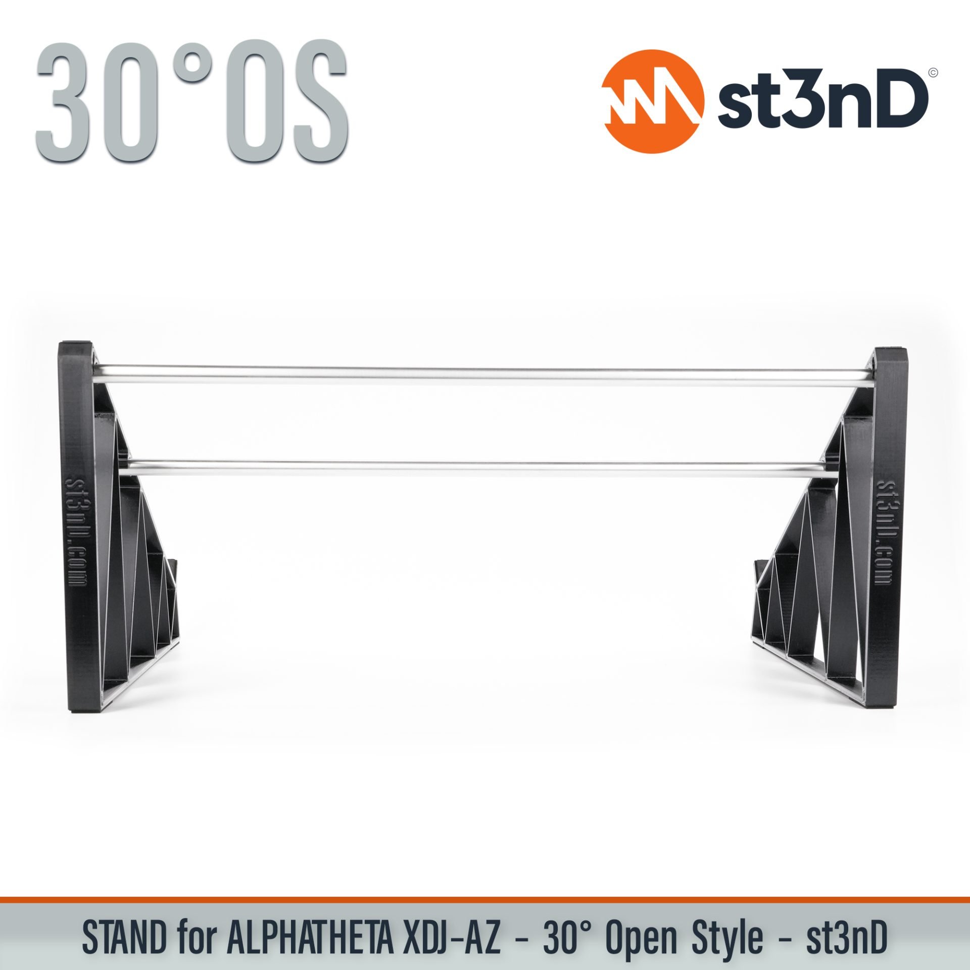 controller home studio instrument accessory portable raised st3nD stable stand strong studio accessory sturdy synth desktop stand tilted AlphaTheta XDJ-AZ dj dj controller dj accessory custom dj stand dj stand AlphaTheta XDJ-AZ