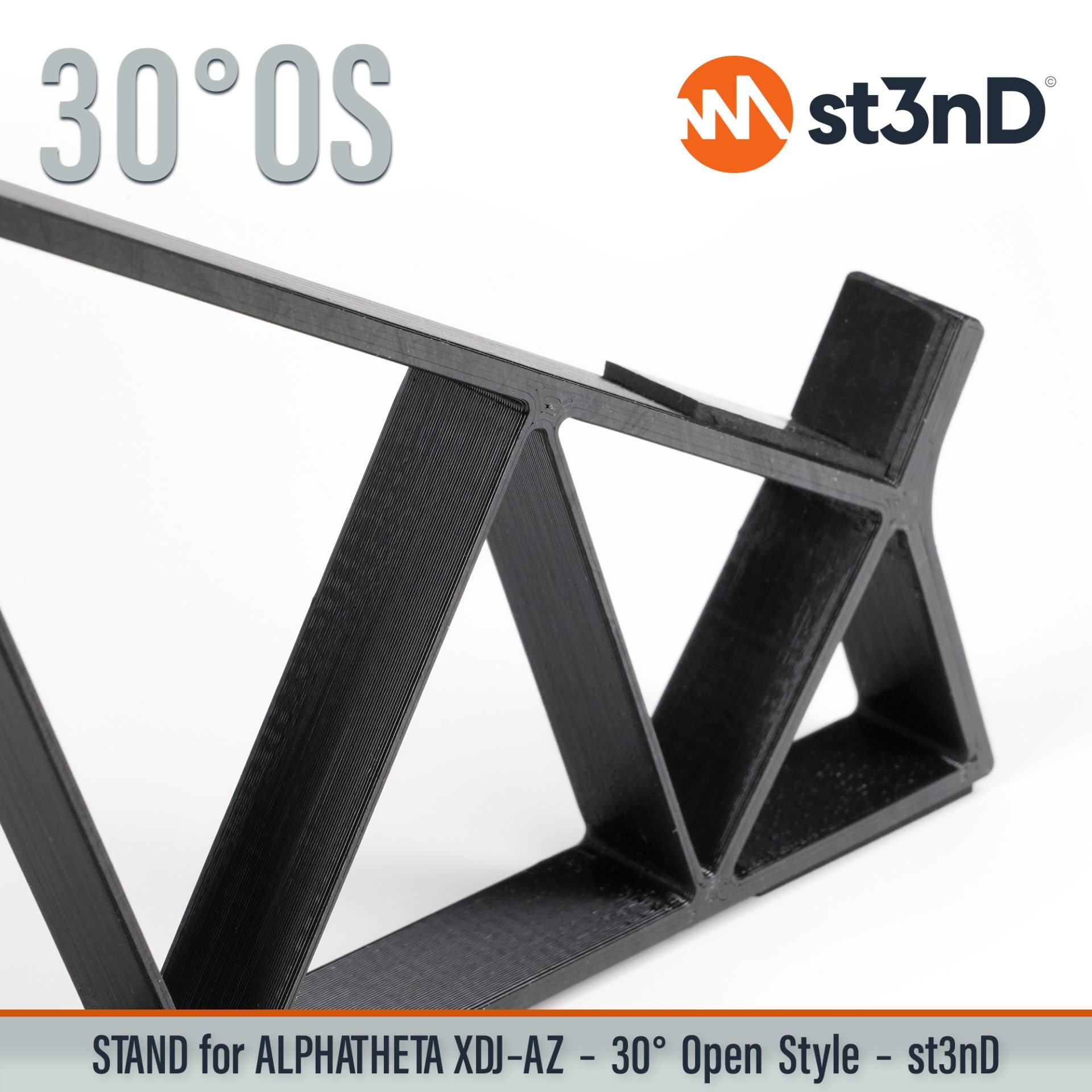 controller home studio instrument accessory portable raised st3nD stable stand strong studio accessory sturdy synth desktop stand tilted AlphaTheta XDJ-AZ dj dj controller dj accessory custom dj stand dj stand AlphaTheta XDJ-AZ
