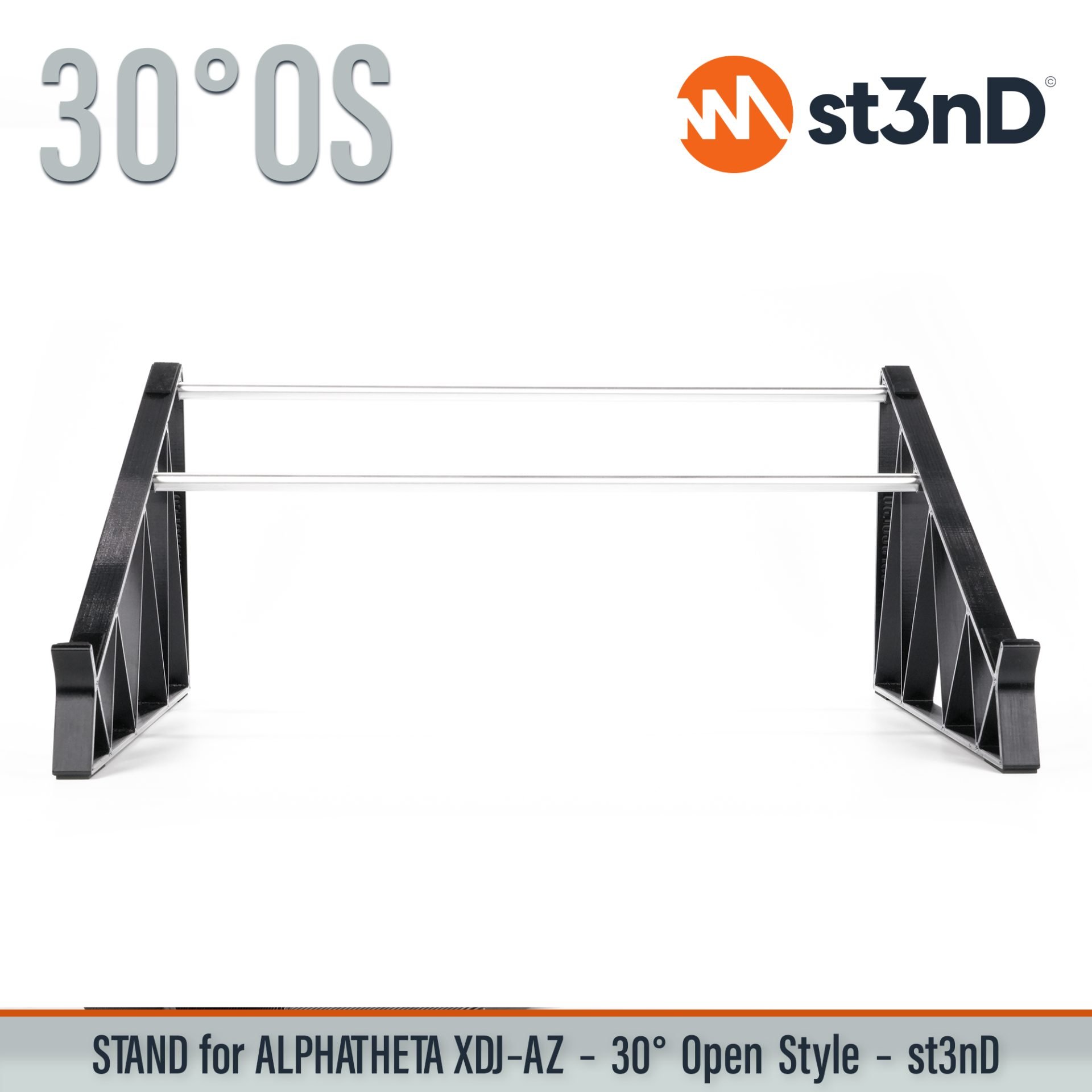 controller home studio instrument accessory portable raised st3nD stable stand strong studio accessory sturdy synth desktop stand tilted AlphaTheta XDJ-AZ dj dj controller dj accessory custom dj stand dj stand AlphaTheta XDJ-AZ
