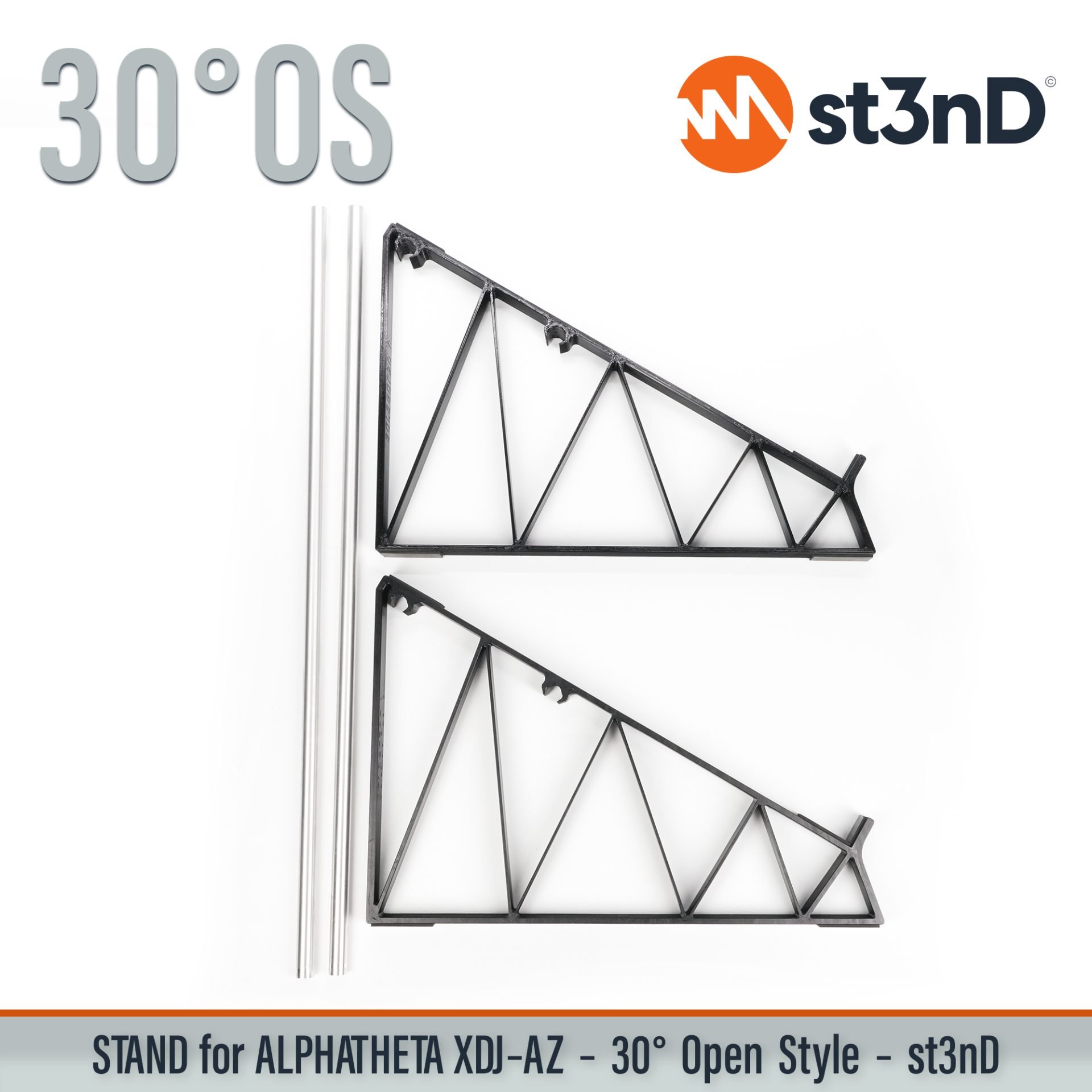 controller home studio instrument accessory portable raised st3nD stable stand strong studio accessory sturdy synth desktop stand tilted AlphaTheta XDJ-AZ dj dj controller dj accessory custom dj stand dj stand AlphaTheta XDJ-AZ