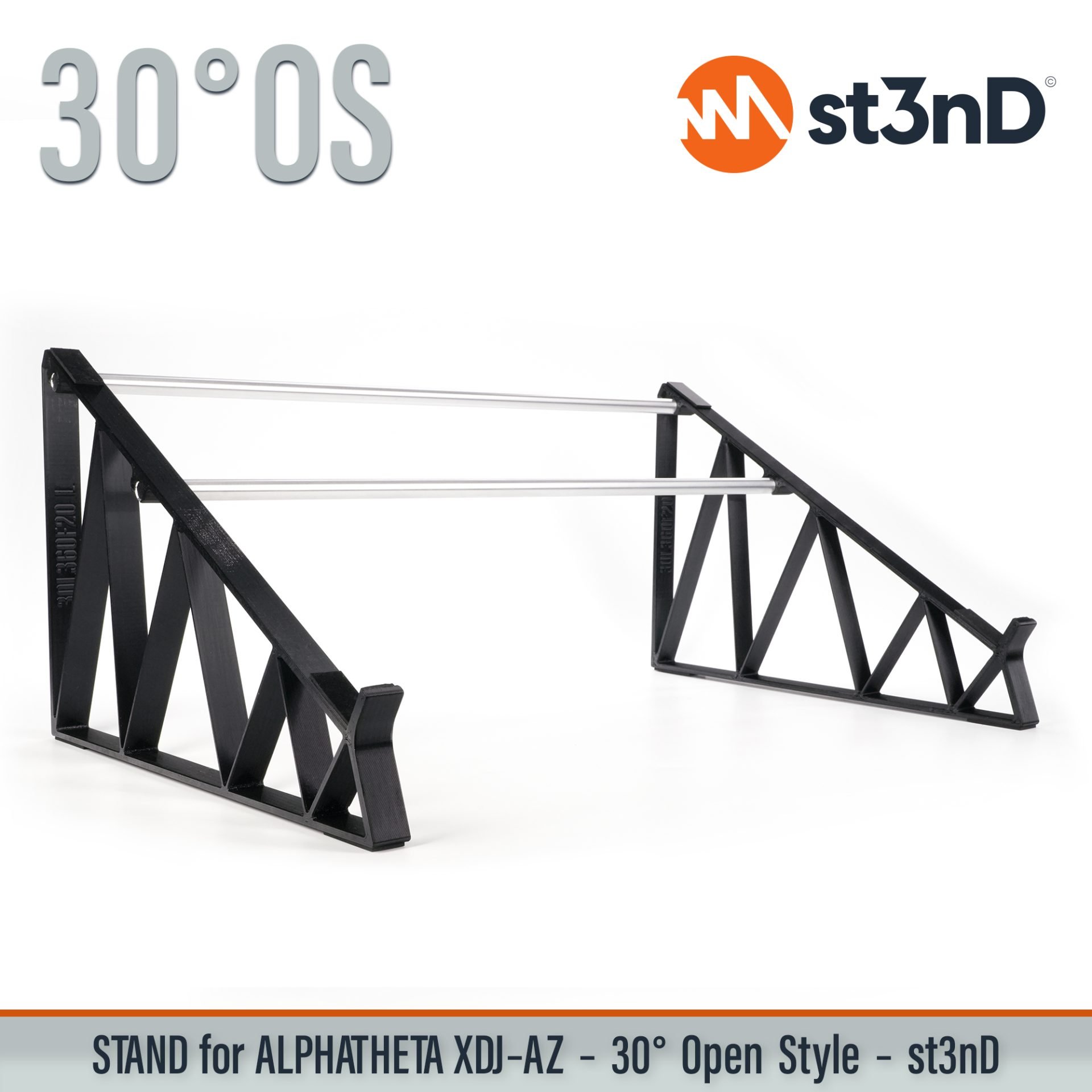 controller home studio instrument accessory portable raised st3nD stable stand strong studio accessory sturdy synth desktop stand tilted AlphaTheta XDJ-AZ dj dj controller dj accessory custom dj stand dj stand AlphaTheta XDJ-AZ