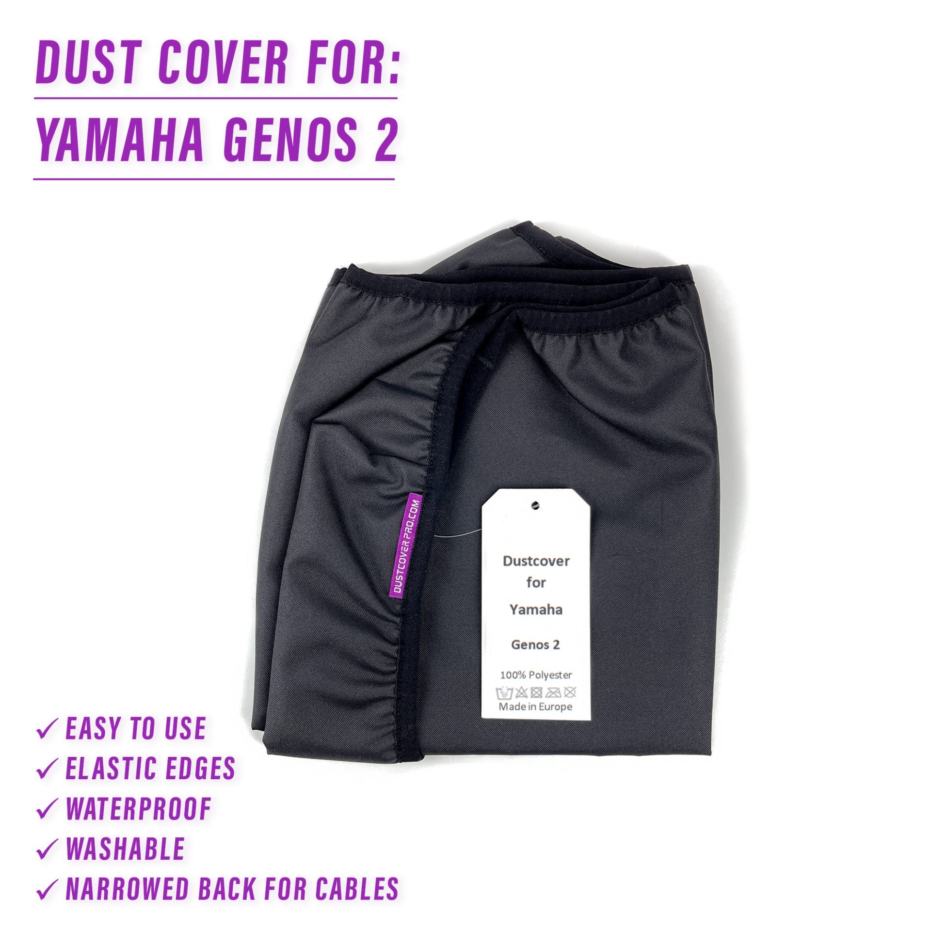 dust cover dustcover dustcoverpro elastic synth synth protection water resistant waterproof yamaha genos2 yamaha genos2