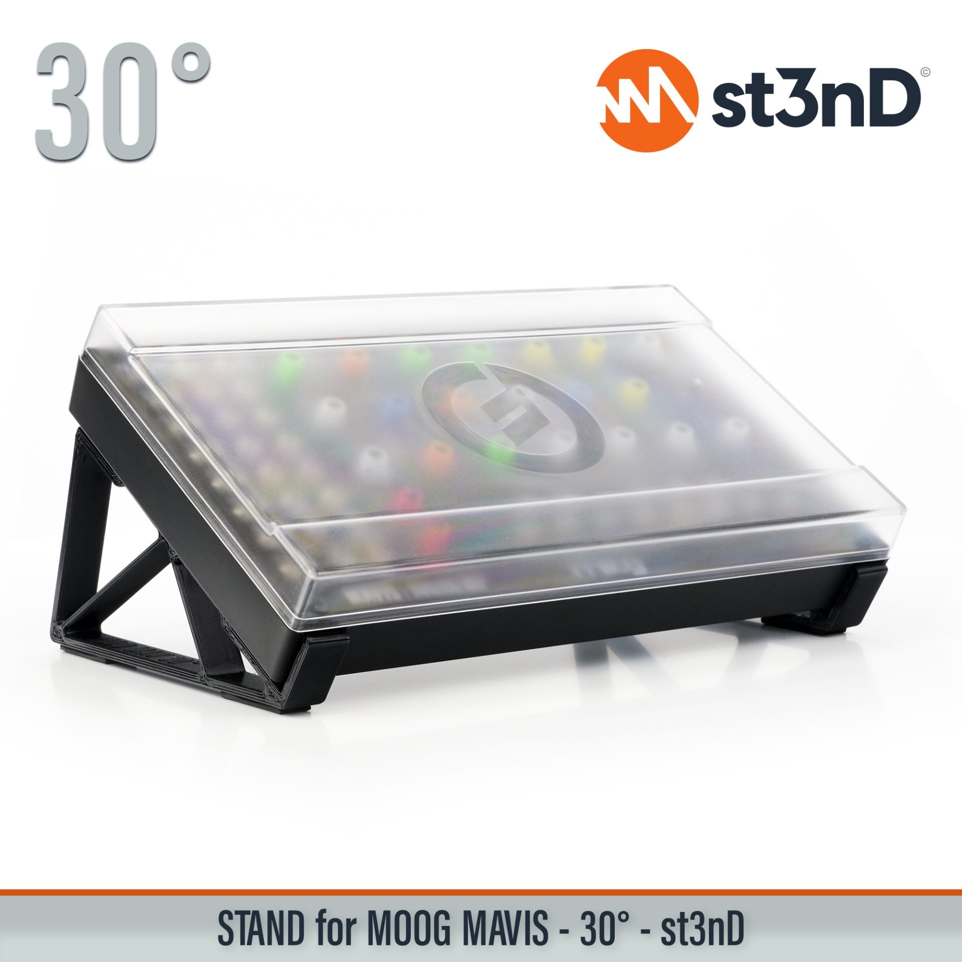 desktop synth MOOG portable st3nD stable stand strong sturdy tilted Moog SemiModular moog mavis mavis