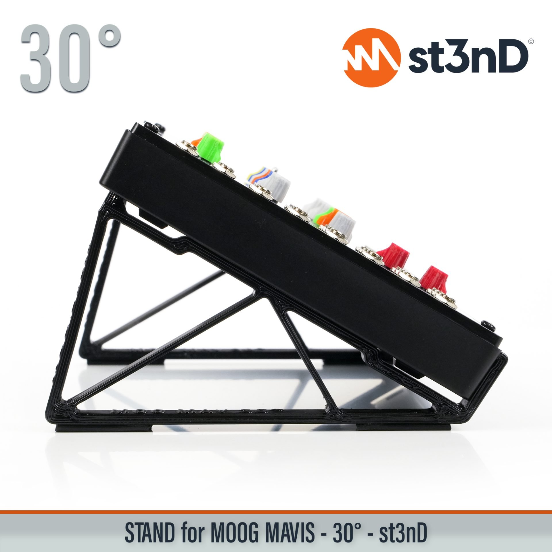 desktop synth MOOG portable st3nD stable stand strong sturdy tilted Moog SemiModular moog mavis mavis