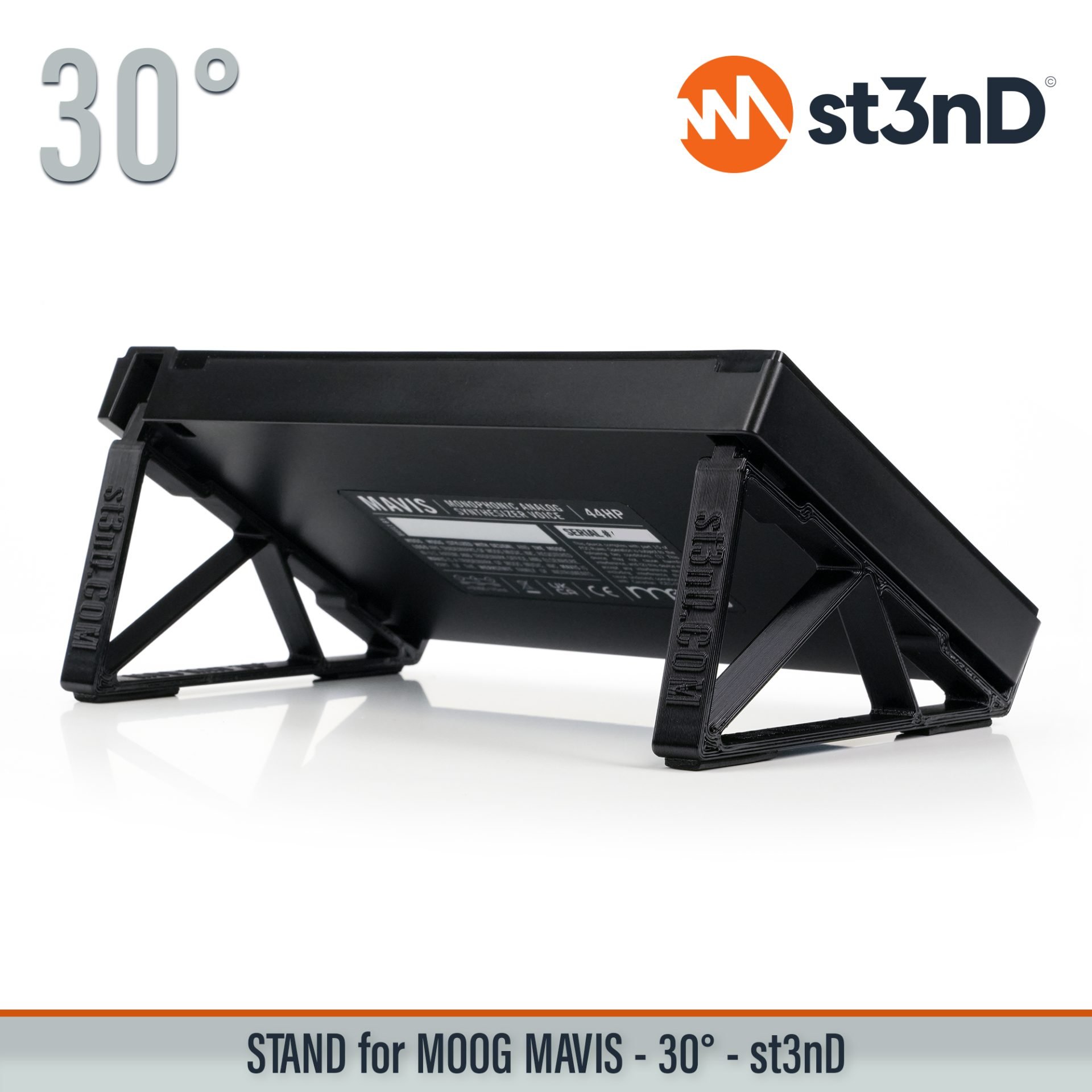 desktop synth MOOG portable st3nD stable stand strong sturdy tilted Moog SemiModular moog mavis mavis