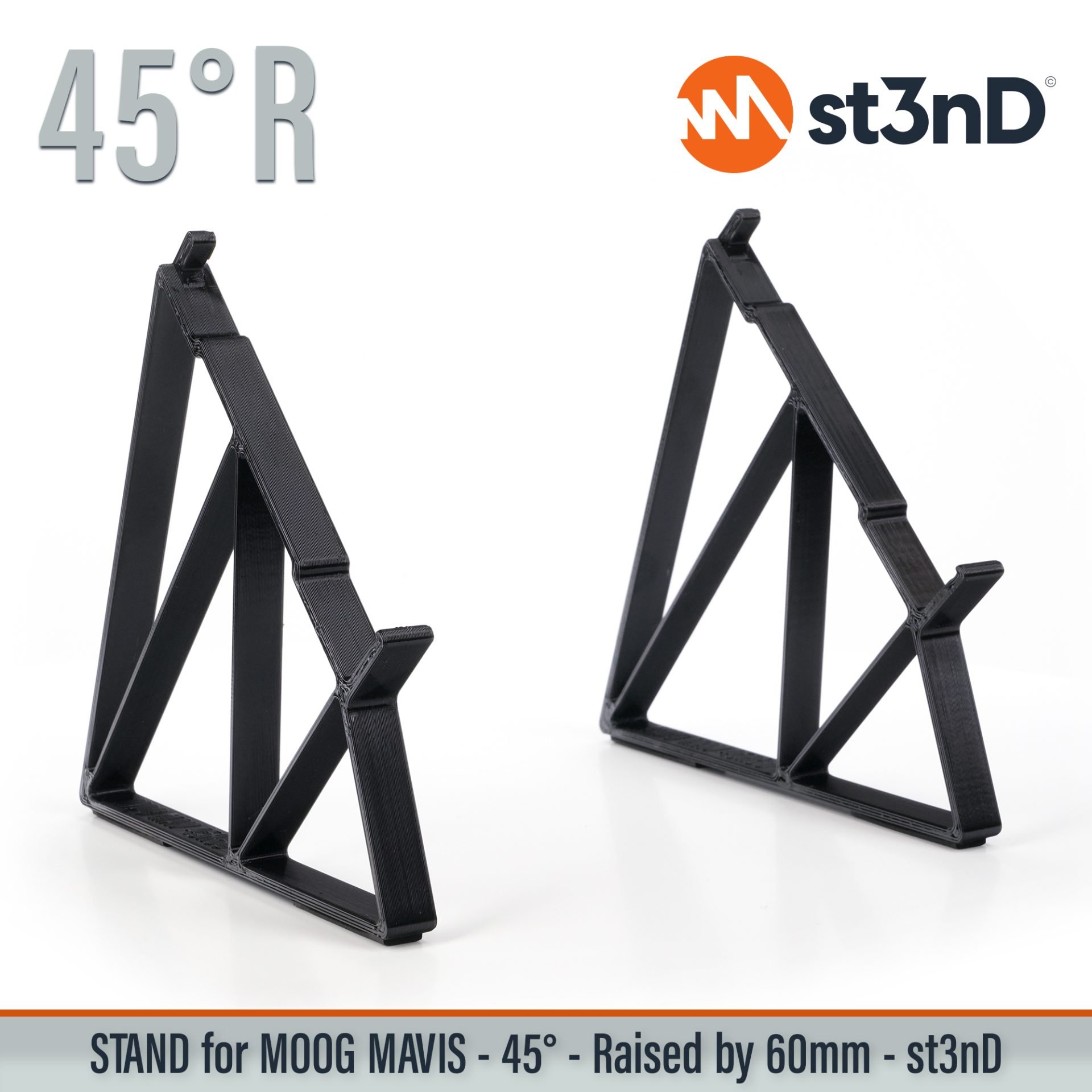 desktop synth mavis MOOG moog mavis Moog SemiModular portable st3nD stable stand strong sturdy tilted raised stand raised elevated