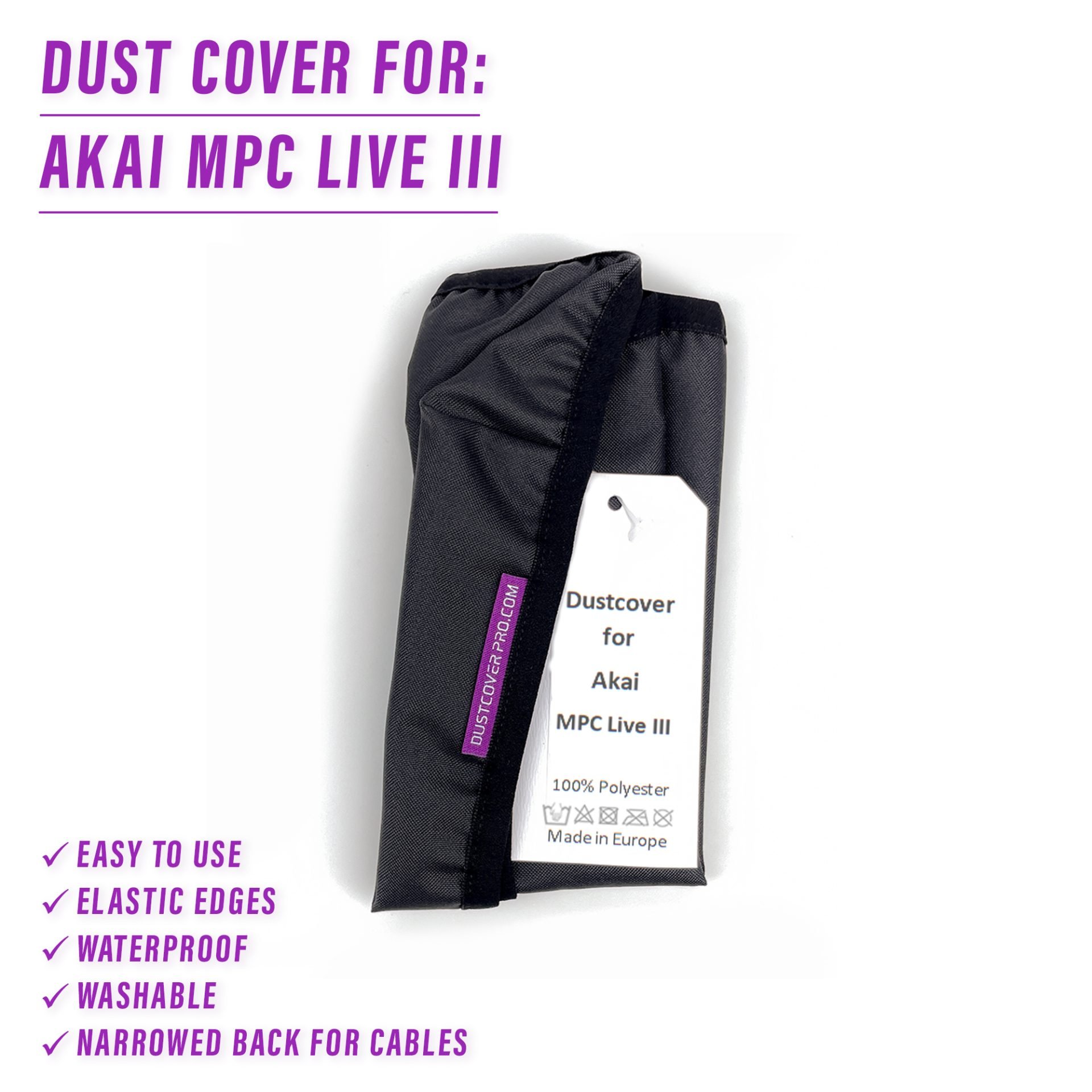 akai dust cover dustcover dustcoverpro elastic synth synth protection water resistant waterproof MPC LIVE III akai mpc live 3
