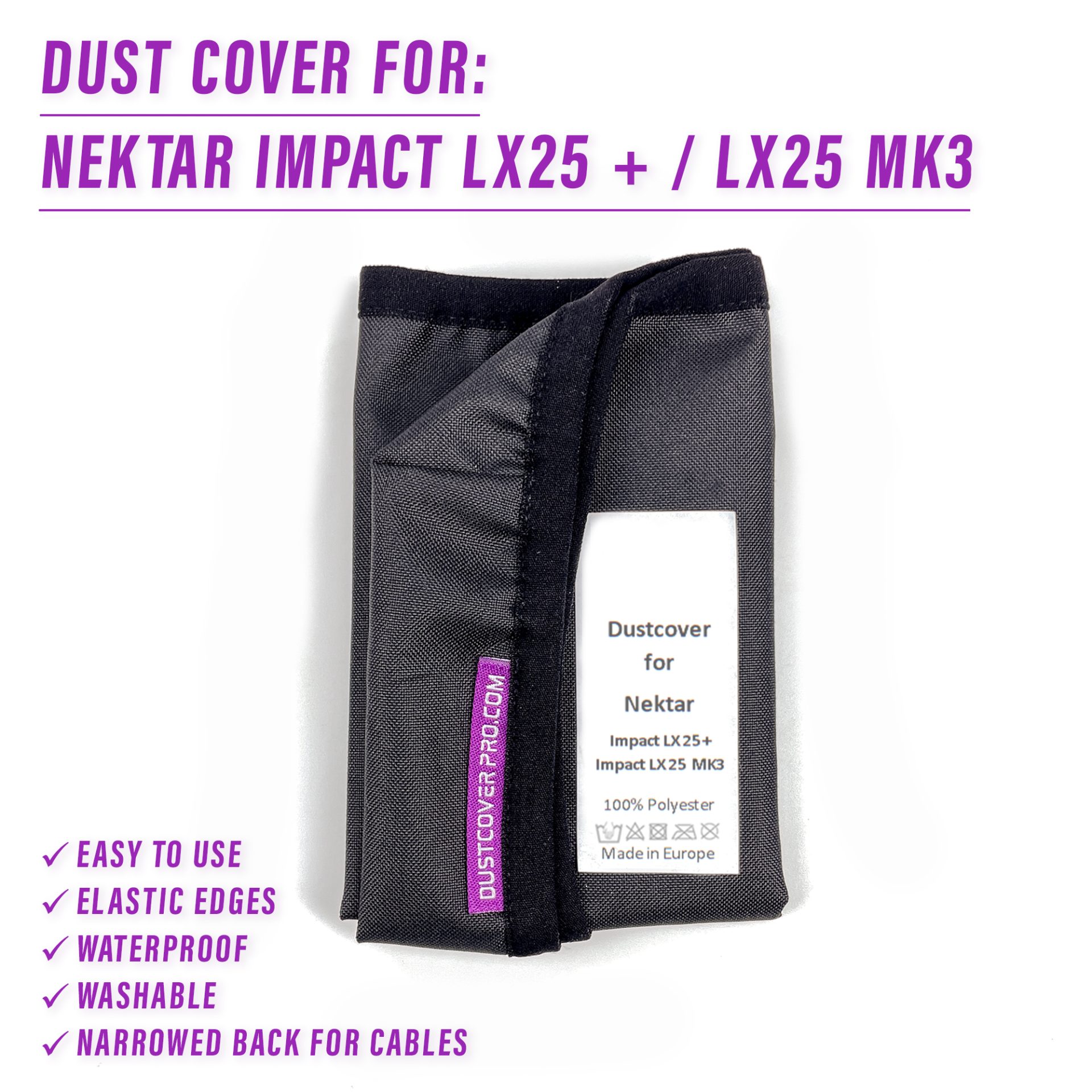 dust cover dustcover dustcoverpro elastic Impact LX25 Plus NEKTAR Impact NEKTAR Impact LX25 synth synth protection water resistant waterproof lx 25 mk3