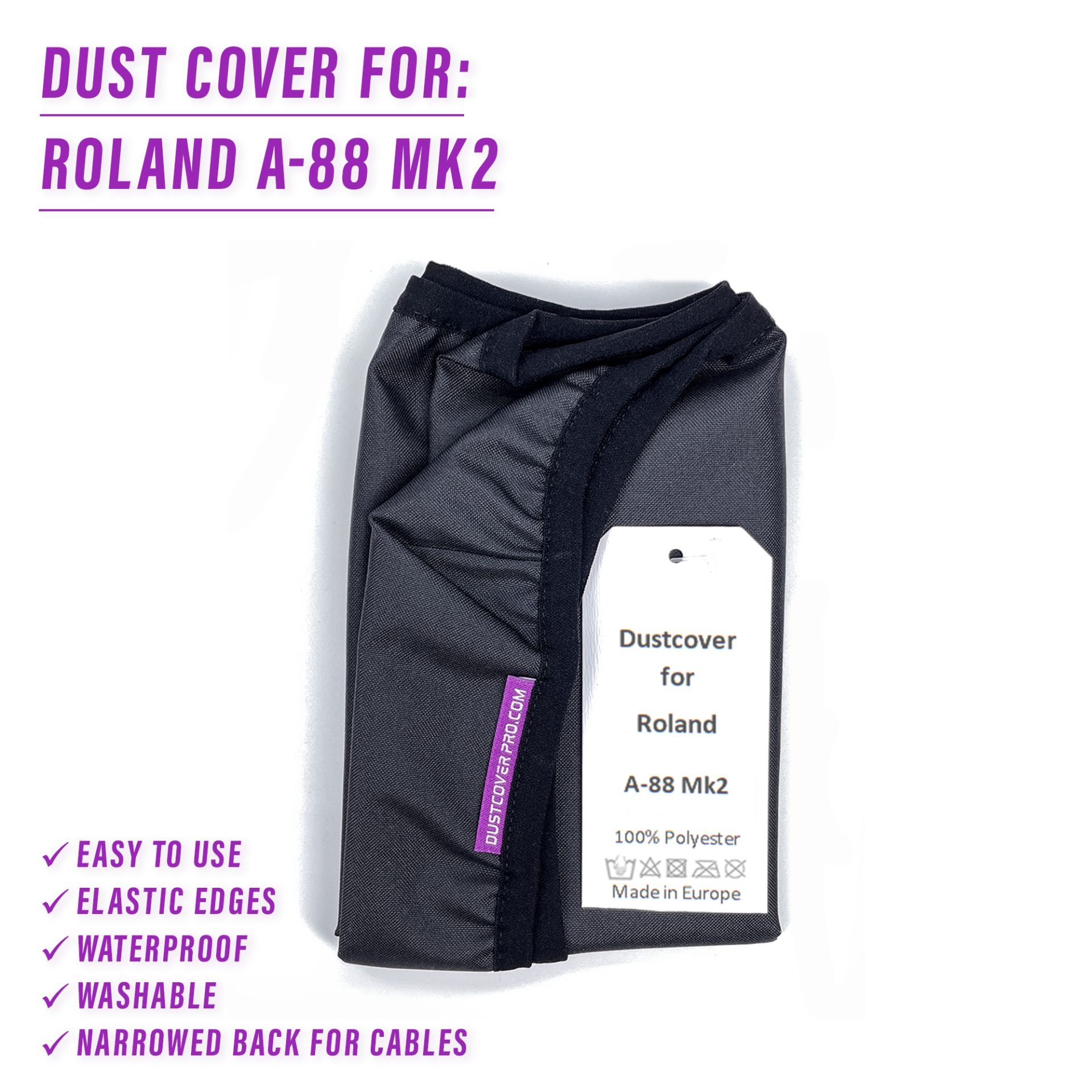 dust cover dustcover dustcoverpro elastic fourm synth synth protection water resistant waterproof roland a88mk2 roland a88mk2