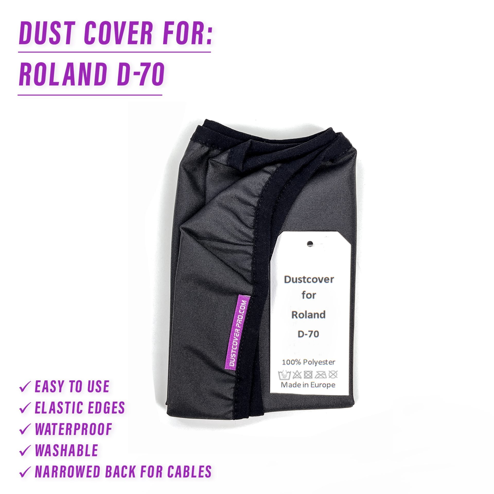 dust cover dustcover dustcoverpro elastic roland synth synth protection water resistant waterproof D-70 roland d-70