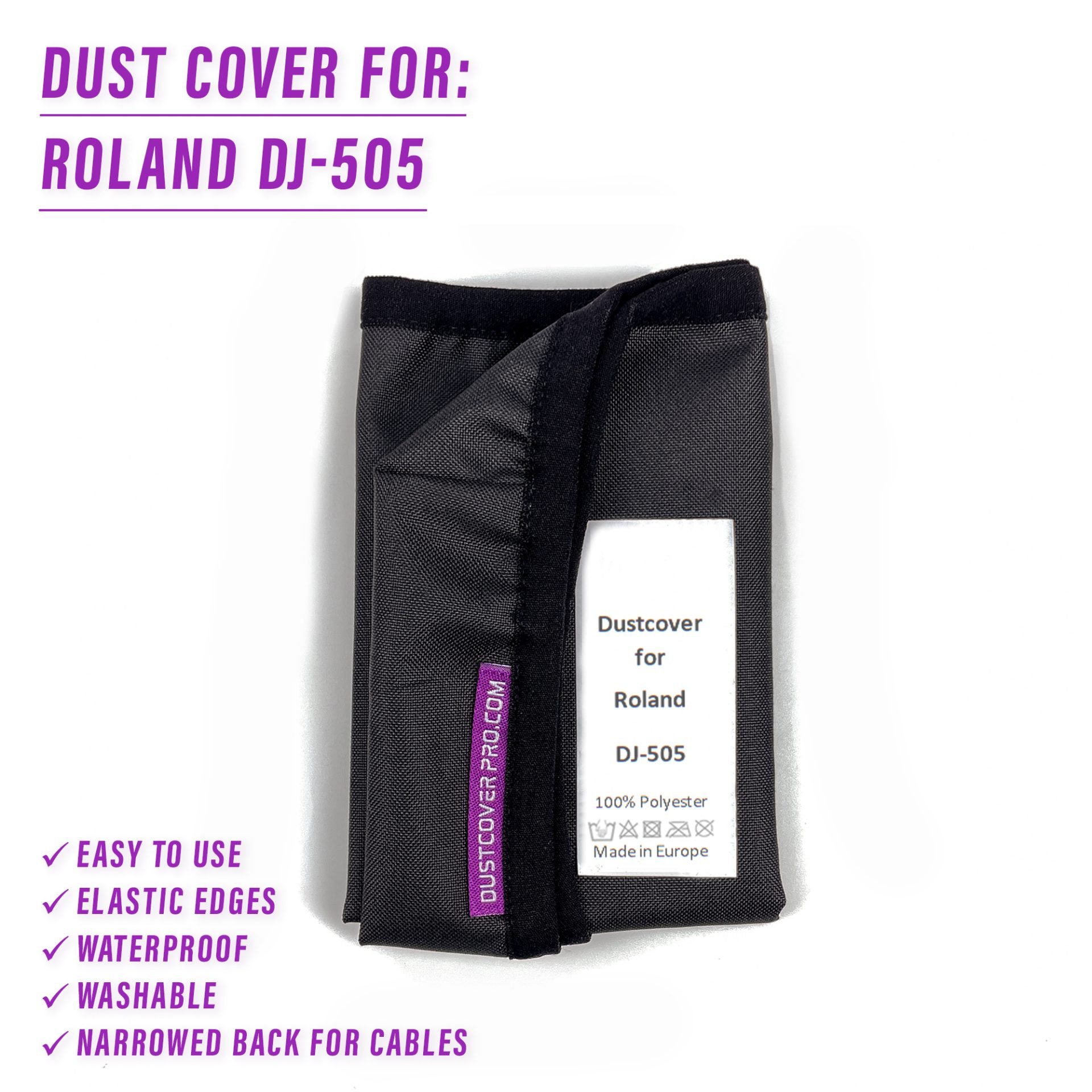 dust cover dustcover dustcoverpro elastic roland synth synth protection water resistant waterproof dj-505 roland dj505