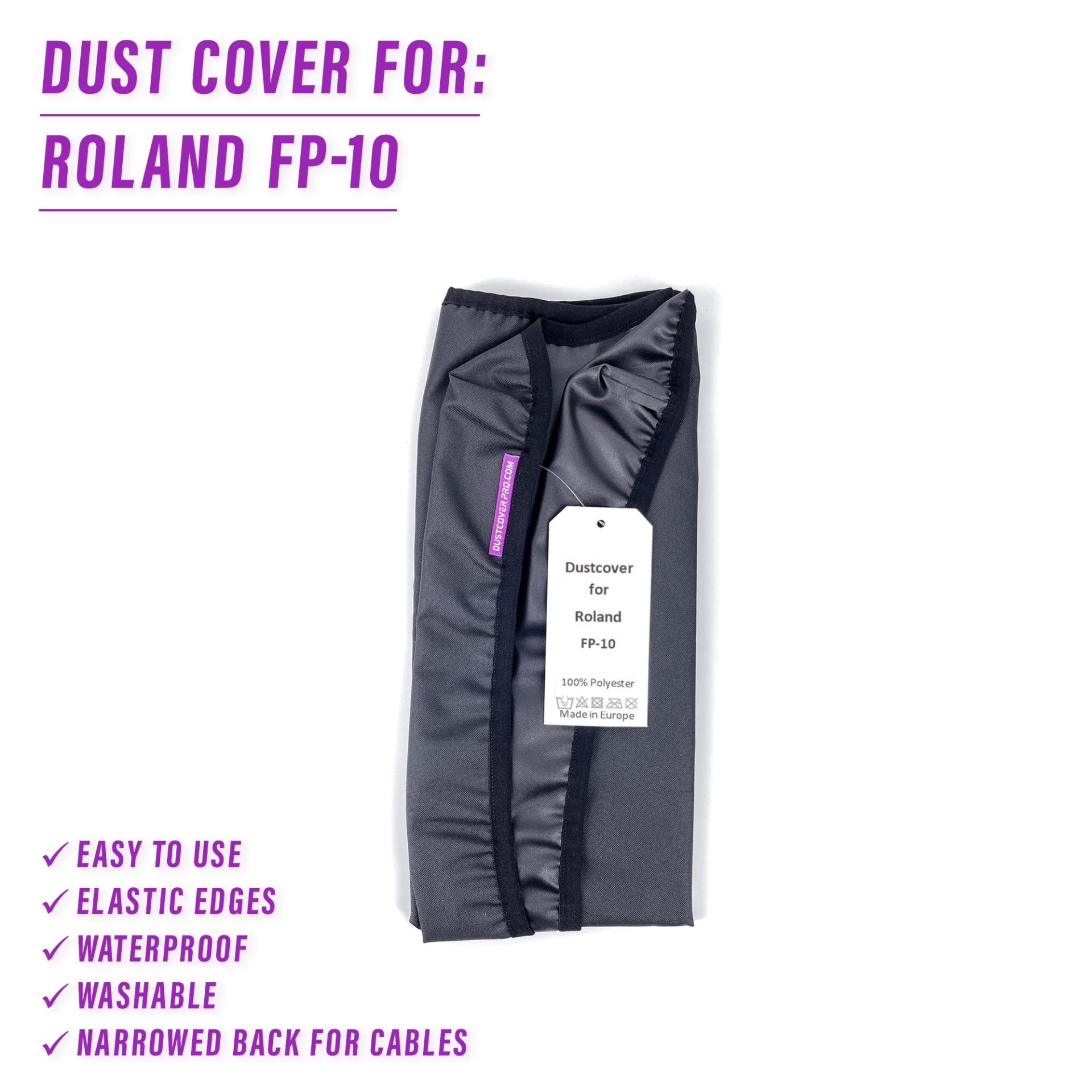 dust cover dustcover dustcoverpro elastic synth synth protection water resistant waterproof Roland FP-10 Roland FP-10