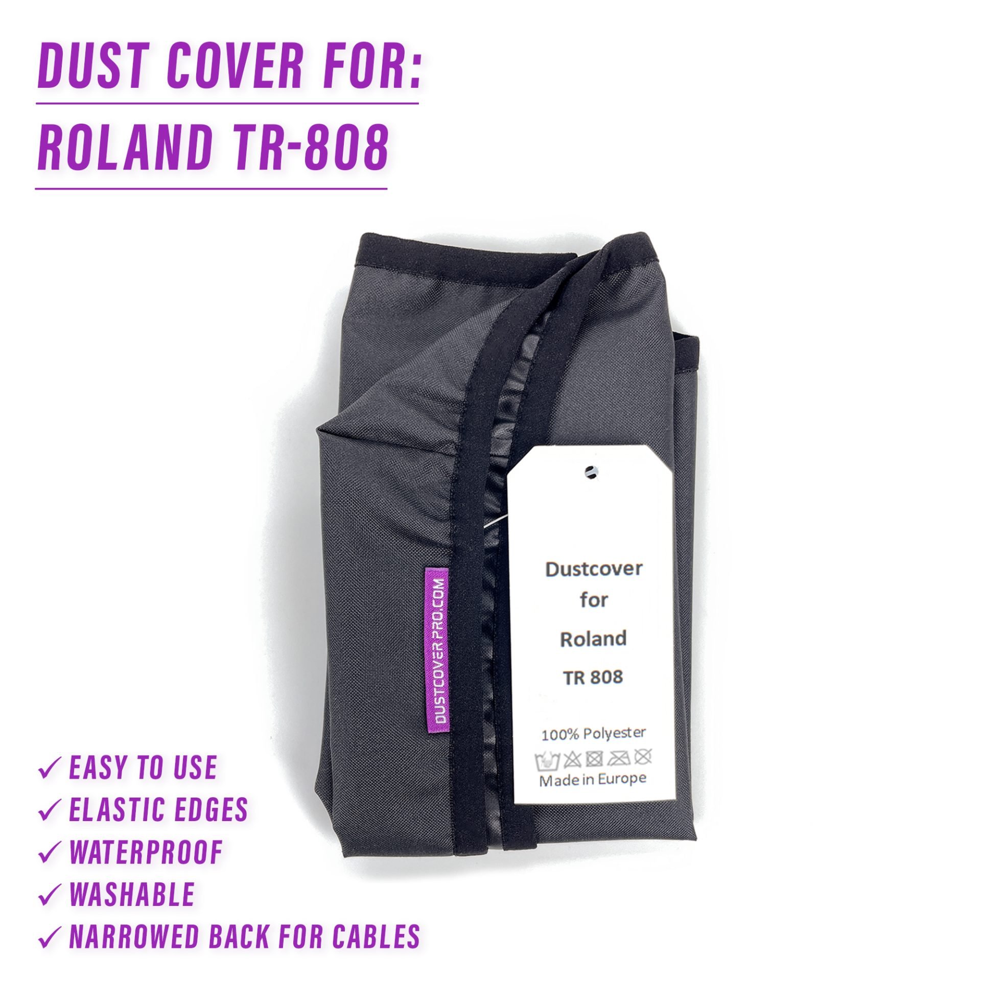 dust cover dustcover dustcoverpro elastic synth synth protection water resistant waterproof Roland TR-808 Roland TR-808