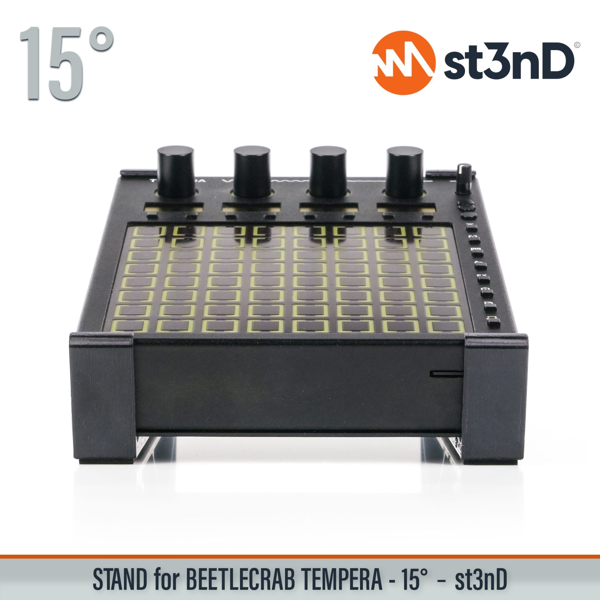 controller instrument accessory portable st3nD stable stand strong sturdy synth tilted Tempera Granular sampling instrument BeetleCrab Audio BeetleCrab Tempera