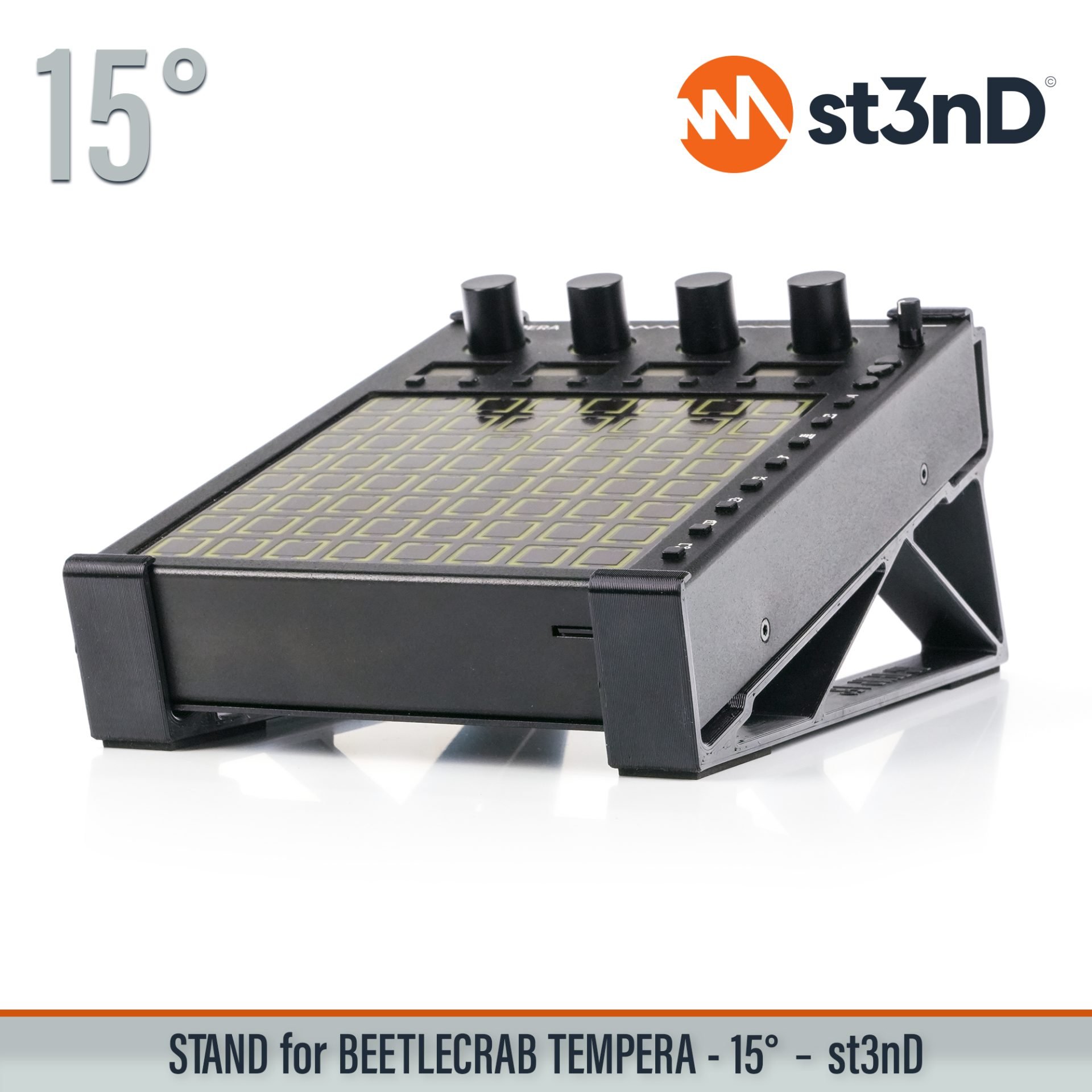 controller instrument accessory portable st3nD stable stand strong sturdy synth tilted Tempera Granular sampling instrument BeetleCrab Audio BeetleCrab Tempera