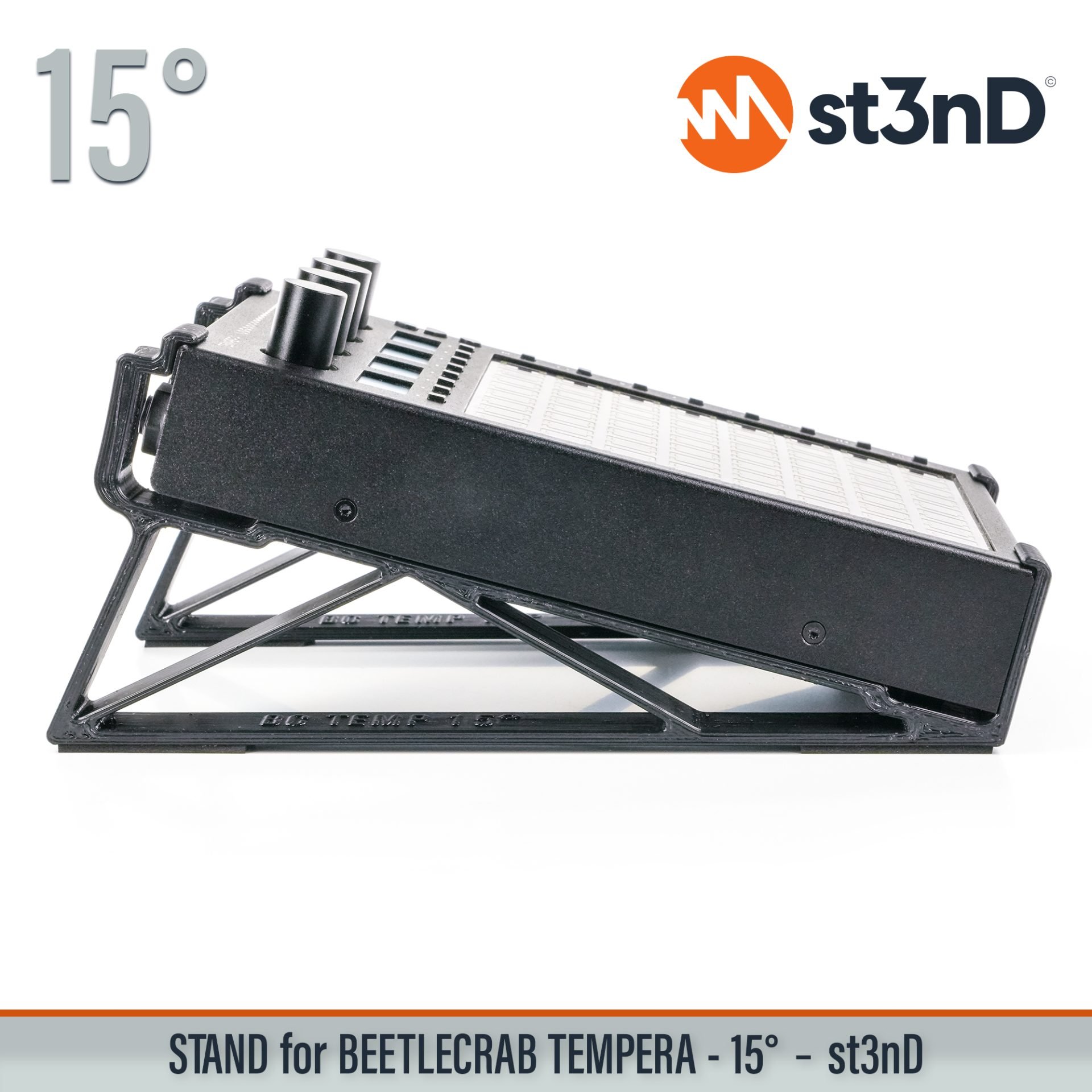 controller instrument accessory portable st3nD stable stand strong sturdy synth tilted Tempera Granular sampling instrument BeetleCrab Audio BeetleCrab Tempera