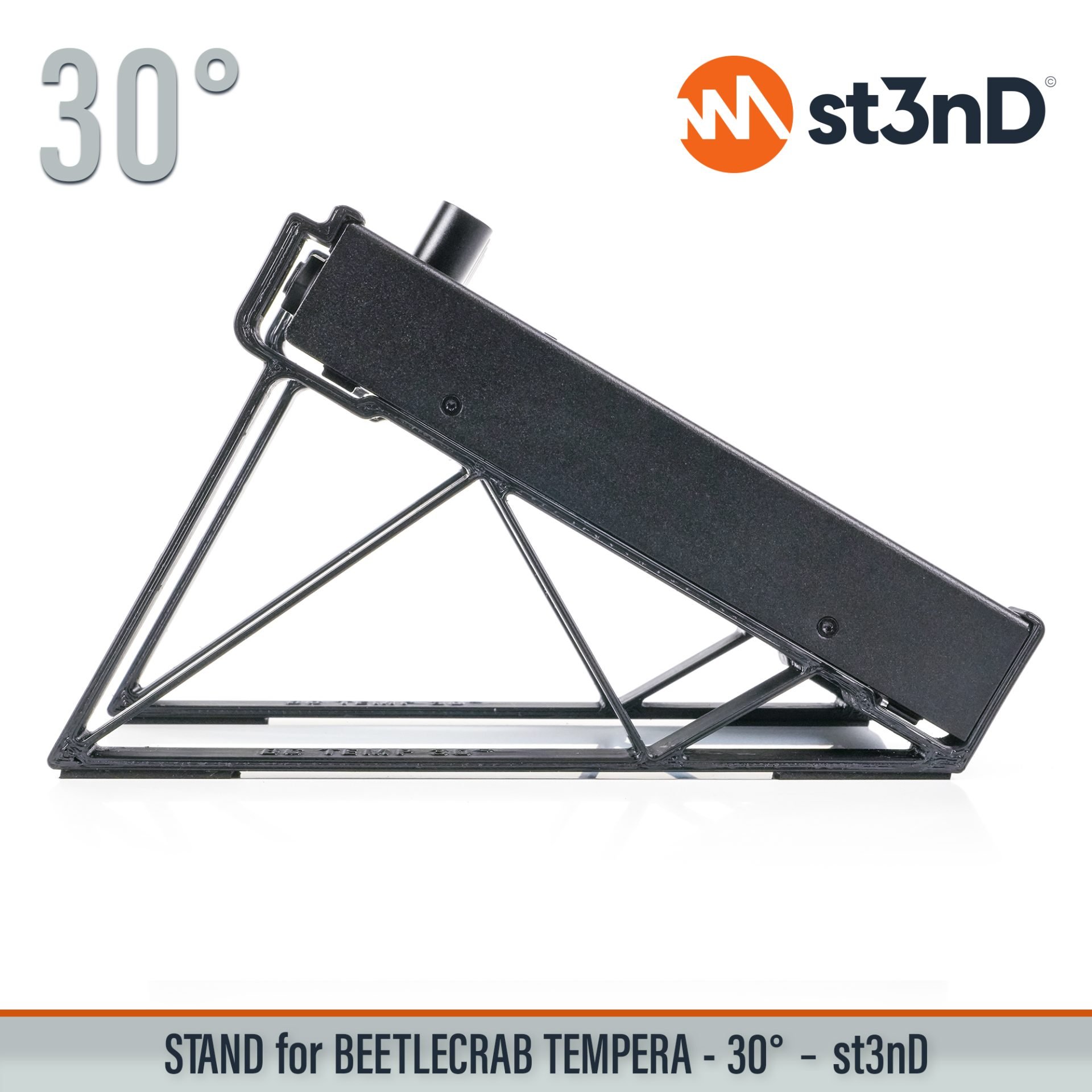 BEETLECRAB AUDIO BEETLECRAB TEMPERA controller Granular sampling instrument instrument accessory portable st3nD stable stand strong sturdy synth Tempera tilted