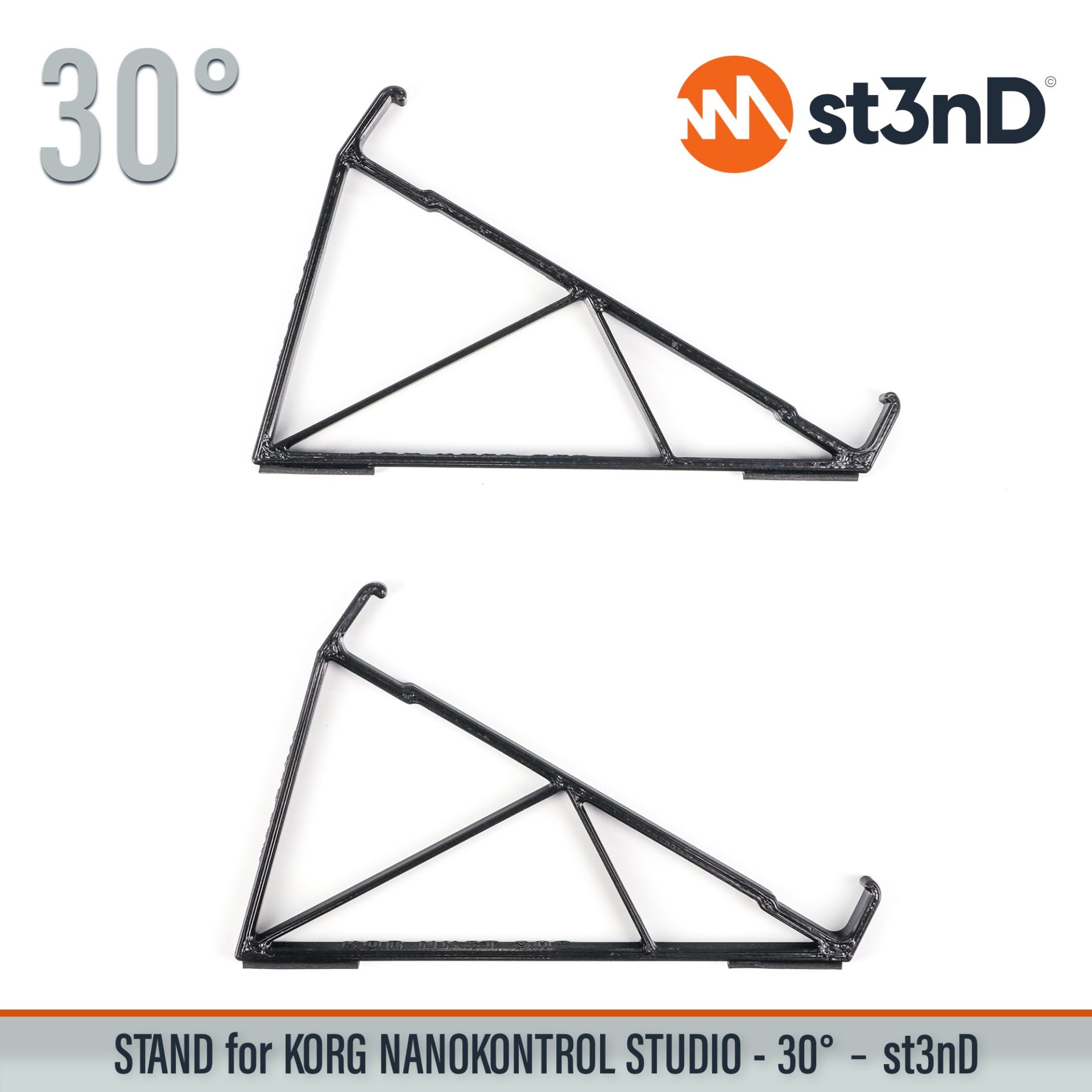 controller instrument accessory portable st3nD stable stand strong sturdy synth tilted Korg nanoKONTROL Studio Korg nanoKONTROL Studio Mobile MIDI Controller