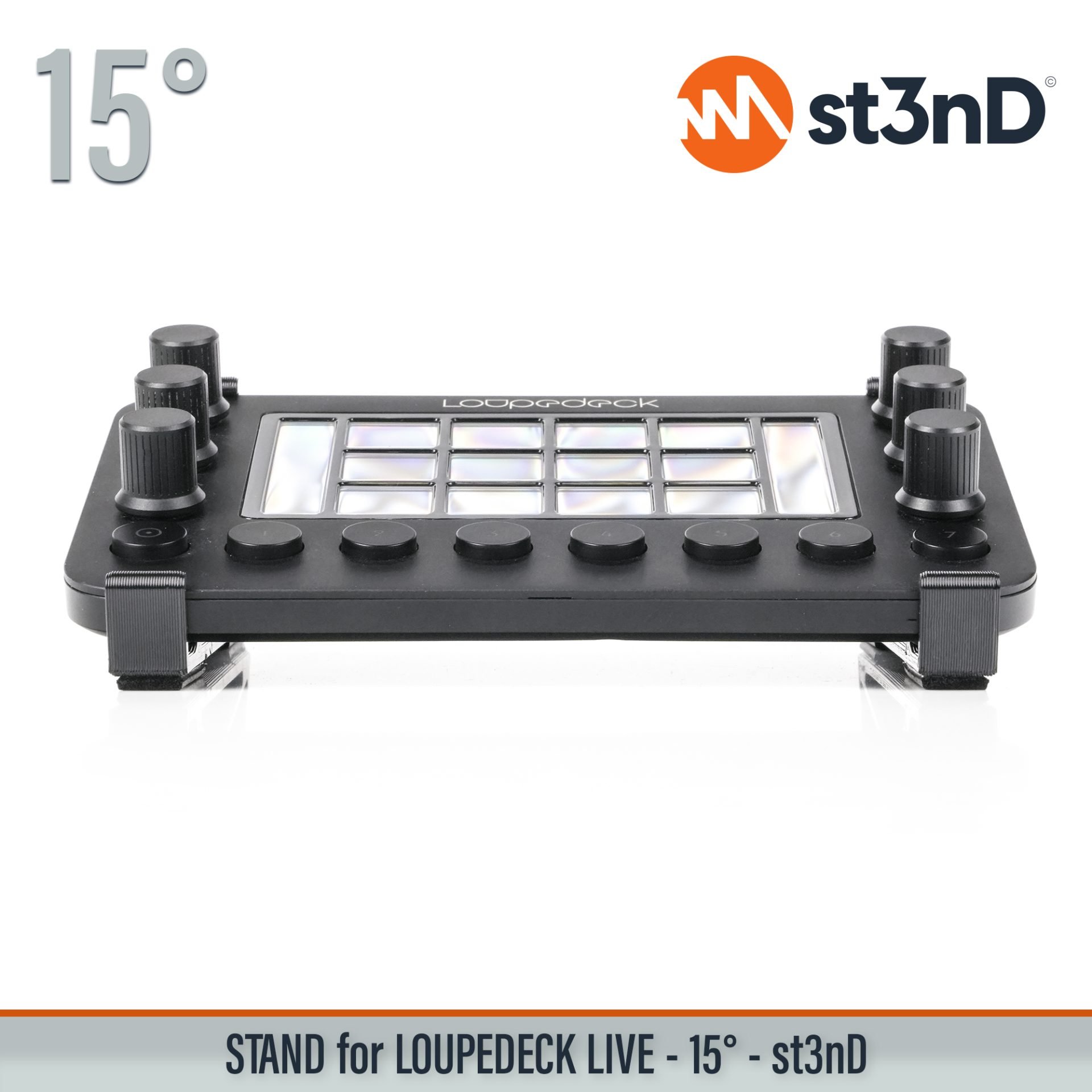 photoshop portable st3nD stable stand strong sturdy tilted video editing Loupedeck Live Loupedeck multi-purpose interface ultimate console for content creators ultimate console for streamers powerful interface