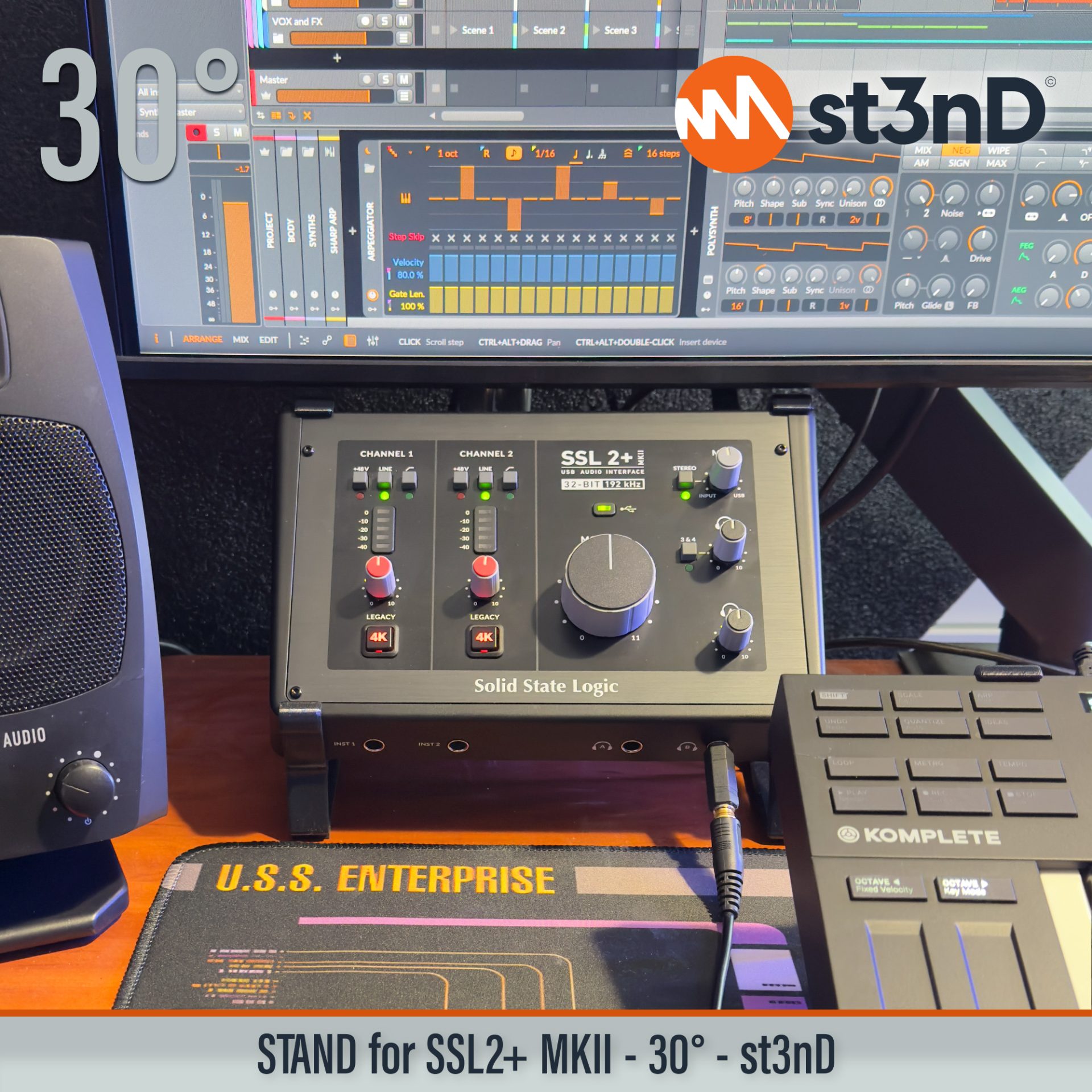 audio interface portable Solid State Logic Solid State Logic ssl 2 sound card ssl SSL 2 Plus MKII SSL 2+ Mk2 SSL Mk2 ssl usb interface ssl2 ssl2 plus ssl2 plus soundcard ssl2 soundcard st3nD stable stand strong sturdy tilted