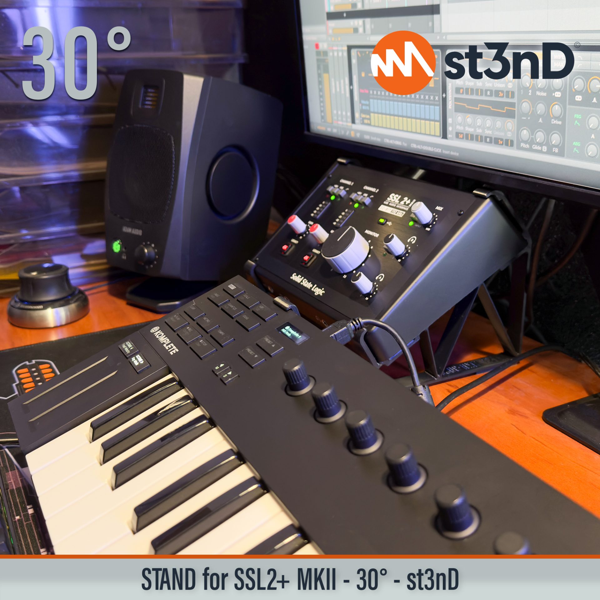 audio interface portable Solid State Logic Solid State Logic ssl 2 sound card ssl SSL 2 Plus MKII SSL 2+ Mk2 SSL Mk2 ssl usb interface ssl2 ssl2 plus ssl2 plus soundcard ssl2 soundcard st3nD stable stand strong sturdy tilted