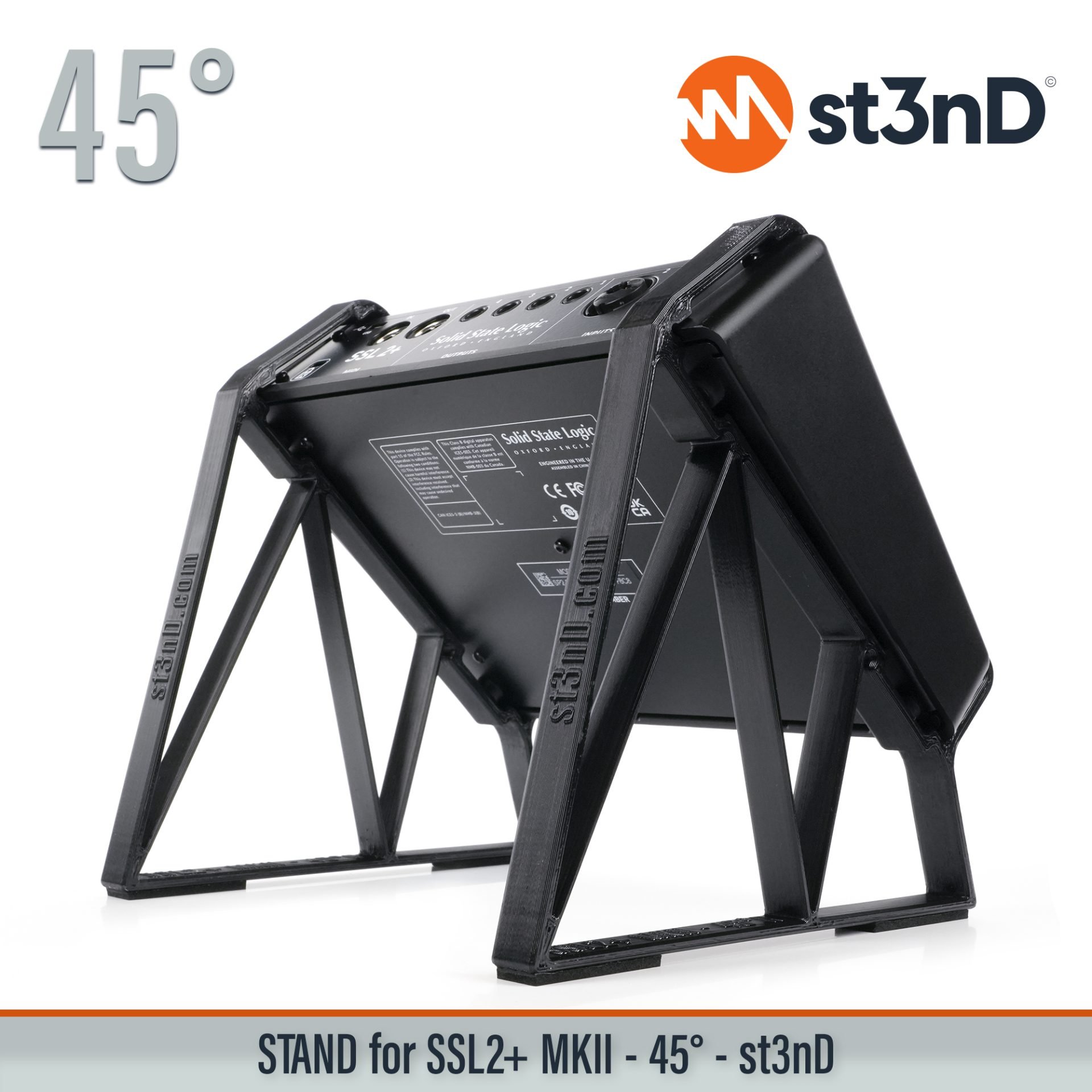 audio interface portable Solid State Logic Solid State Logic ssl 2 sound card ssl ssl usb interface ssl2 ssl2 plus ssl2 plus soundcard ssl2 soundcard st3nD stable stand strong sturdy tilted SSL 2 Plus MKII SSL 2+ Mk2 SSL Mk2