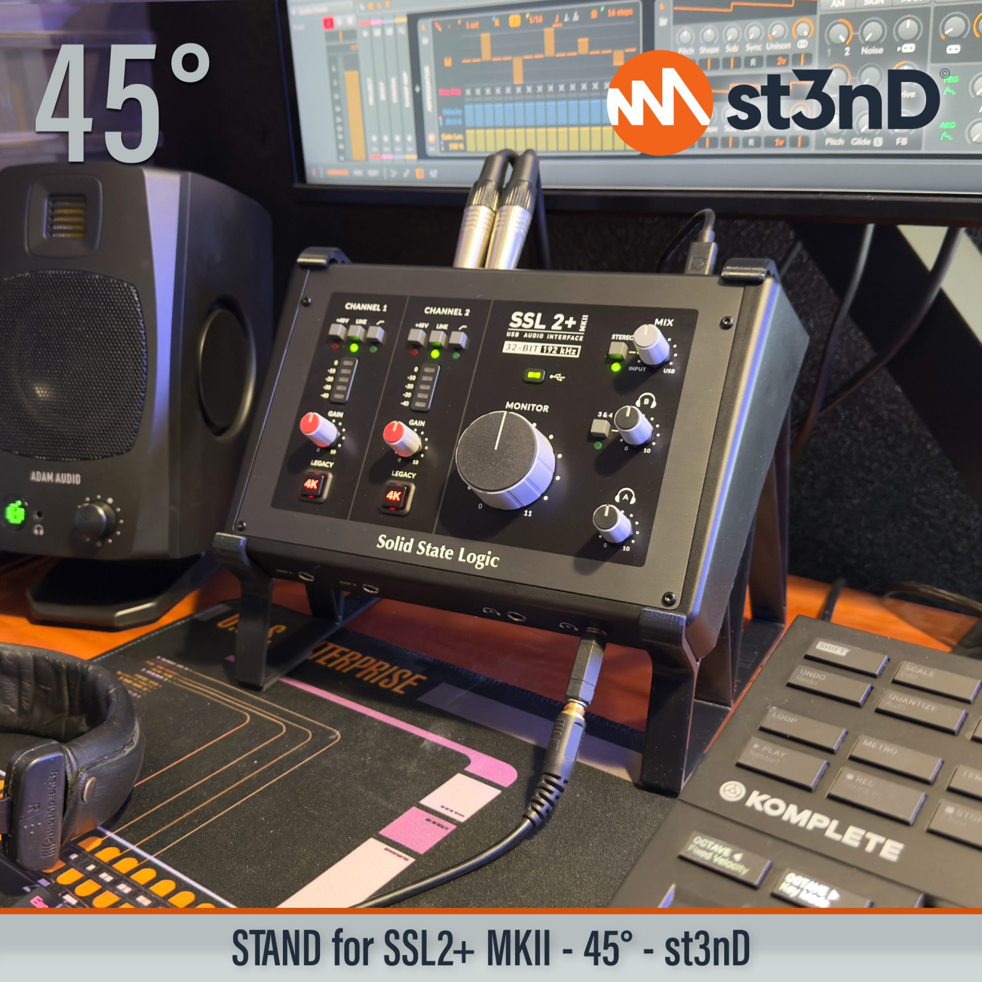 audio interface portable Solid State Logic Solid State Logic ssl 2 sound card ssl ssl usb interface ssl2 ssl2 plus ssl2 plus soundcard ssl2 soundcard st3nD stable stand strong sturdy tilted SSL 2 Plus MKII SSL 2+ Mk2 SSL Mk2