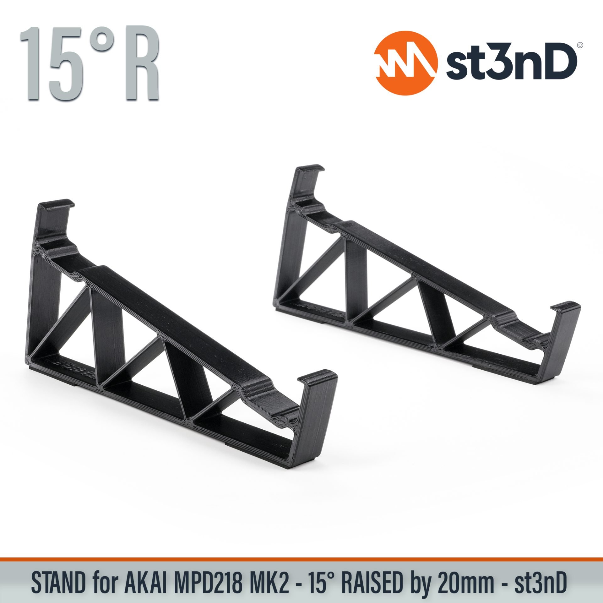 3d printed stand akai desktop stand st3nD stand akai mpd akai mpd218 mpd218 stand raised stand sturdy