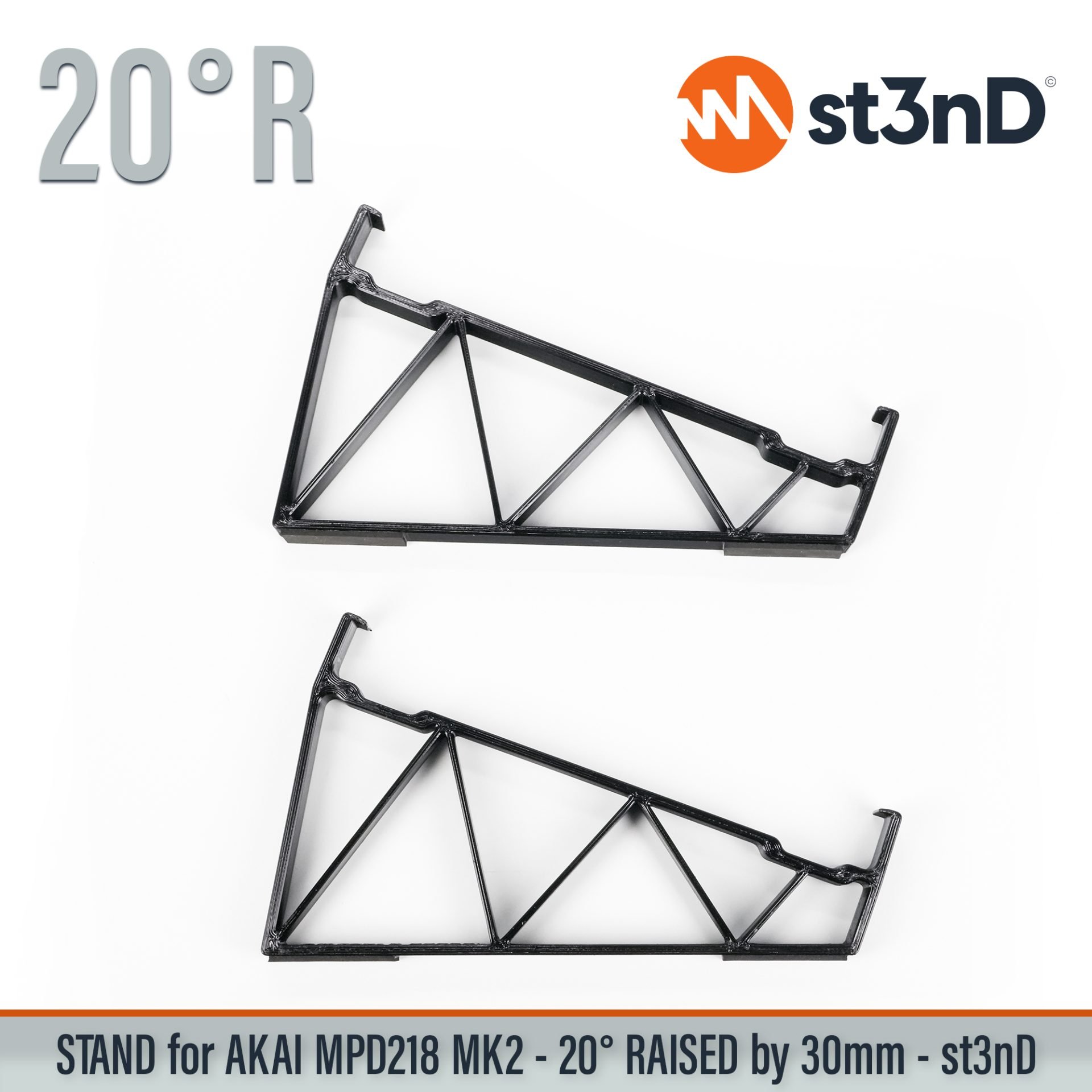 3d printed stand akai desktop stand st3nD stand akai mpd akai mpd218 mpd218 stand raised stand sturdy