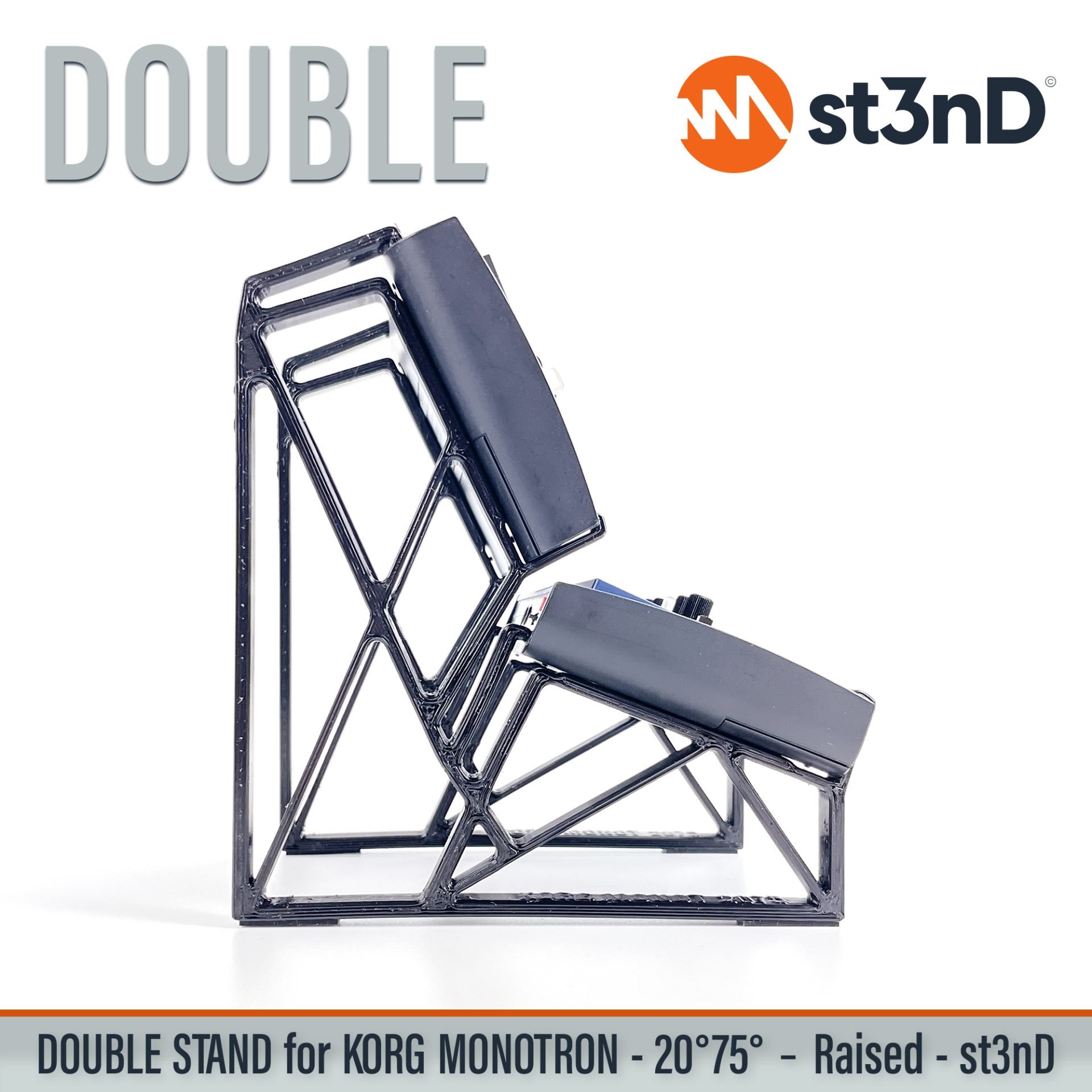 home studio instrument accessory korg KORG MONOTRON KORG MONOTRON DELAY KORG MONOTRON DUO MONOTRON DELAY MONOTRON DUO portable st3nD stable stand strong studio hardware sturdy tilted