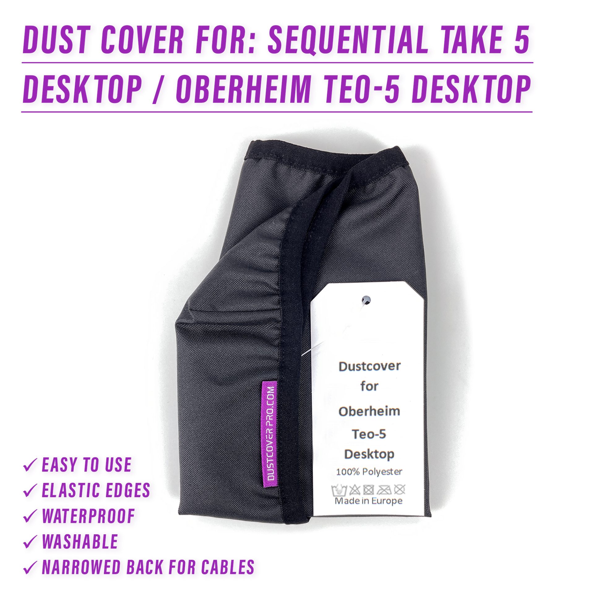 dust cover dustcover dustcoverpro elastic oberheim oberheim teo5 desktop synth synth protection Teo-5 Teo-5 desktop water resistant waterproof Sequential Take 5 Desktop Sequential Take 5 Desktop