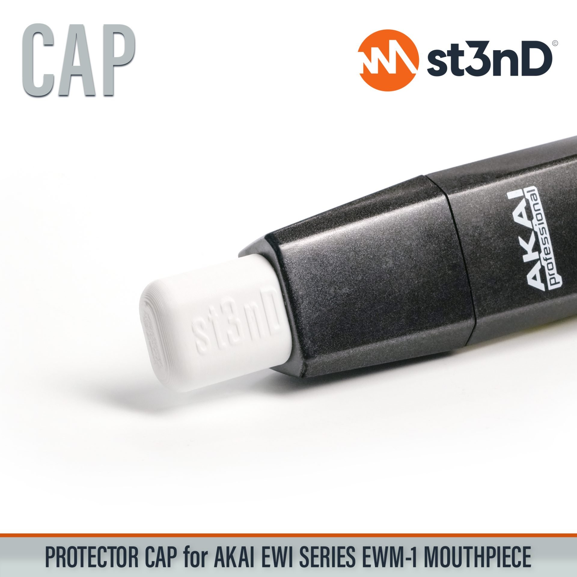 portable st3nD strong synth accessories PROTECTOR CAP AKAI EWI Series EWM-1 Mouthpiece CAP AKAI EWI Series PROTECTOR CAP EWI4000s EWI5000 EWI Solo EWI USB Akai EWI5000 Akai EWI5000 White Akai EWI Solo Akai EWI USB Akai EWM-1 DIY mouthpiece cap custom guard custom cap Akai EWI4000s