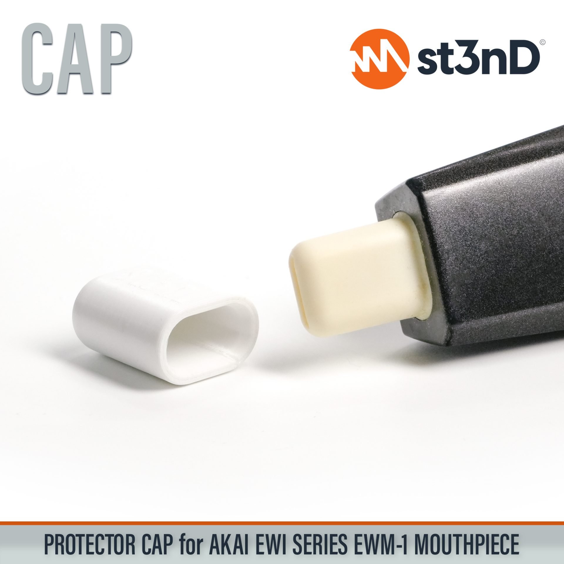 portable st3nD strong synth accessories PROTECTOR CAP AKAI EWI Series EWM-1 Mouthpiece CAP AKAI EWI Series PROTECTOR CAP EWI4000s EWI5000 EWI Solo EWI USB Akai EWI5000 Akai EWI5000 White Akai EWI Solo Akai EWI USB Akai EWM-1 DIY mouthpiece cap custom guard custom cap Akai EWI4000s