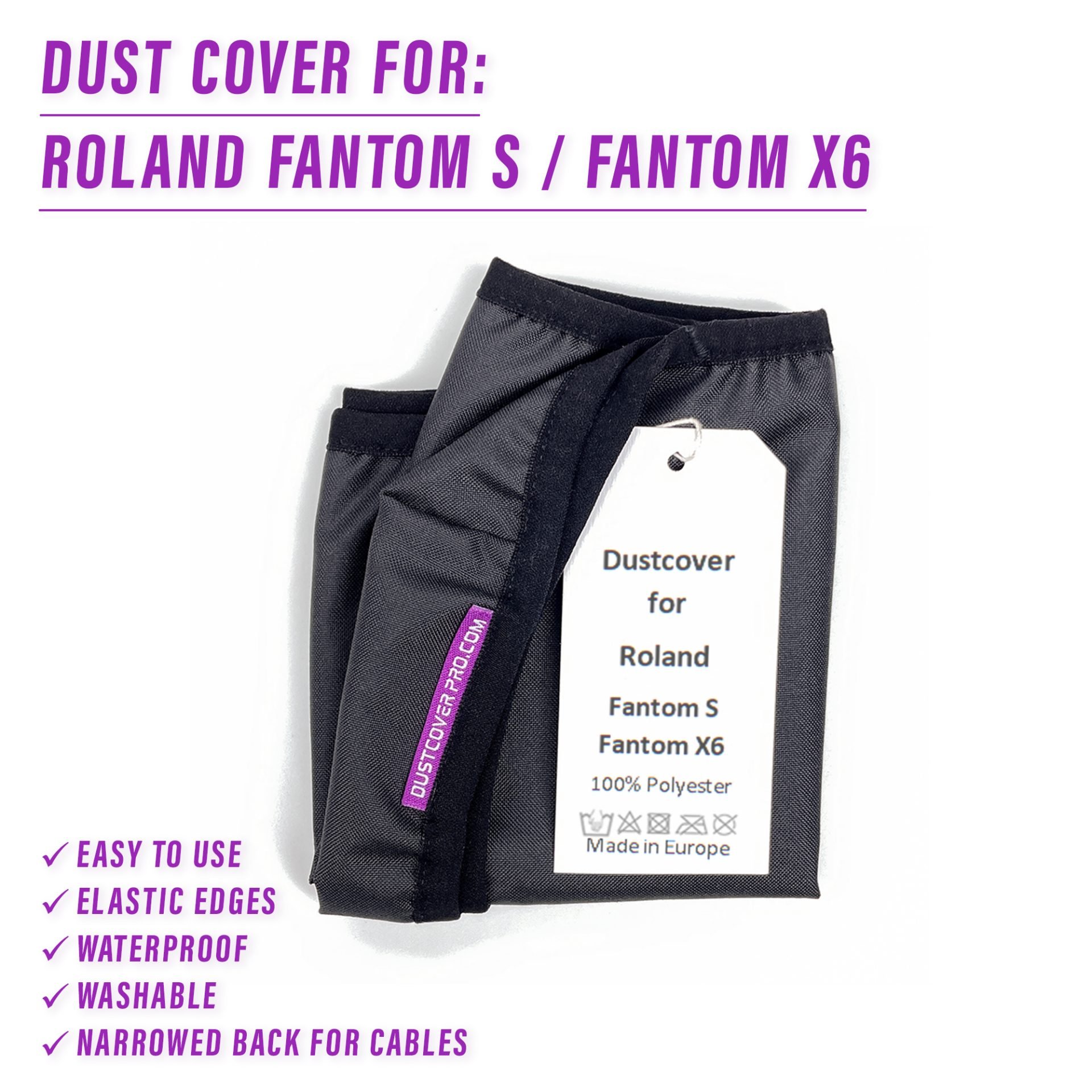 dust cover dustcover dustcoverpro elastic roland synth synth protection water resistant waterproof fantom s fantom x6