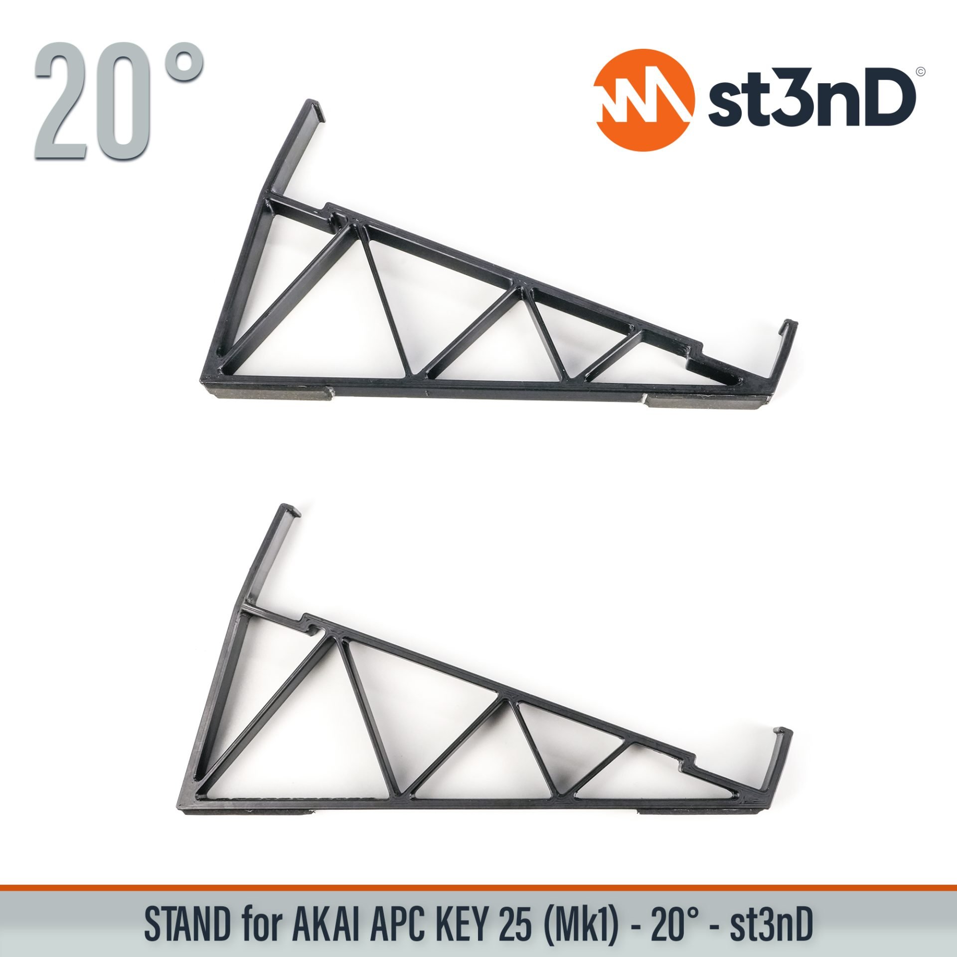 3d printed stand akai akai apc desktop stand st3nD stand MIDI keyboard controller Ableton Live Akai APC Key 25 (Mk1) APC Key 25 Mk1 Akai Pro daw controlle