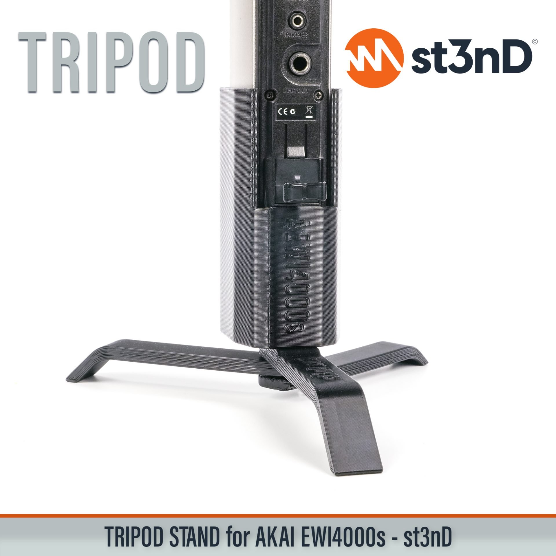 portable st3nD stable stand strong sturdy tilted TRIPOD STAND for AKAI EWI4000s AKAI EWI Series Akai EWI4000s Akai wind instrument stand akai ewi4000s stand