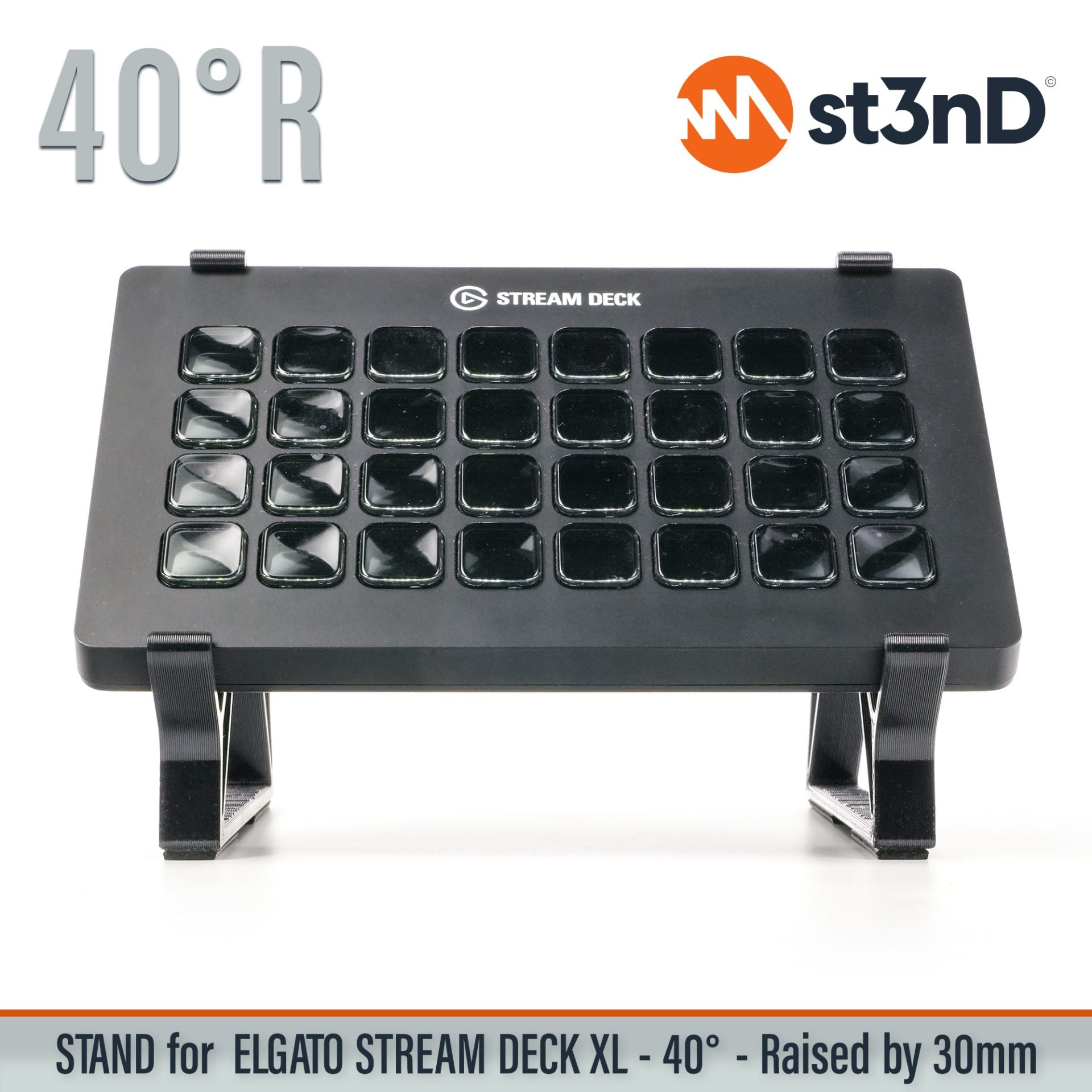 photoshop portable powerful interface st3nD stable stand strong sturdy tilted video editing DAW controller Elgato Stream Deck XL customizable controller usb controller Elgato Stream Deck XL Elgato Stream Deck XL