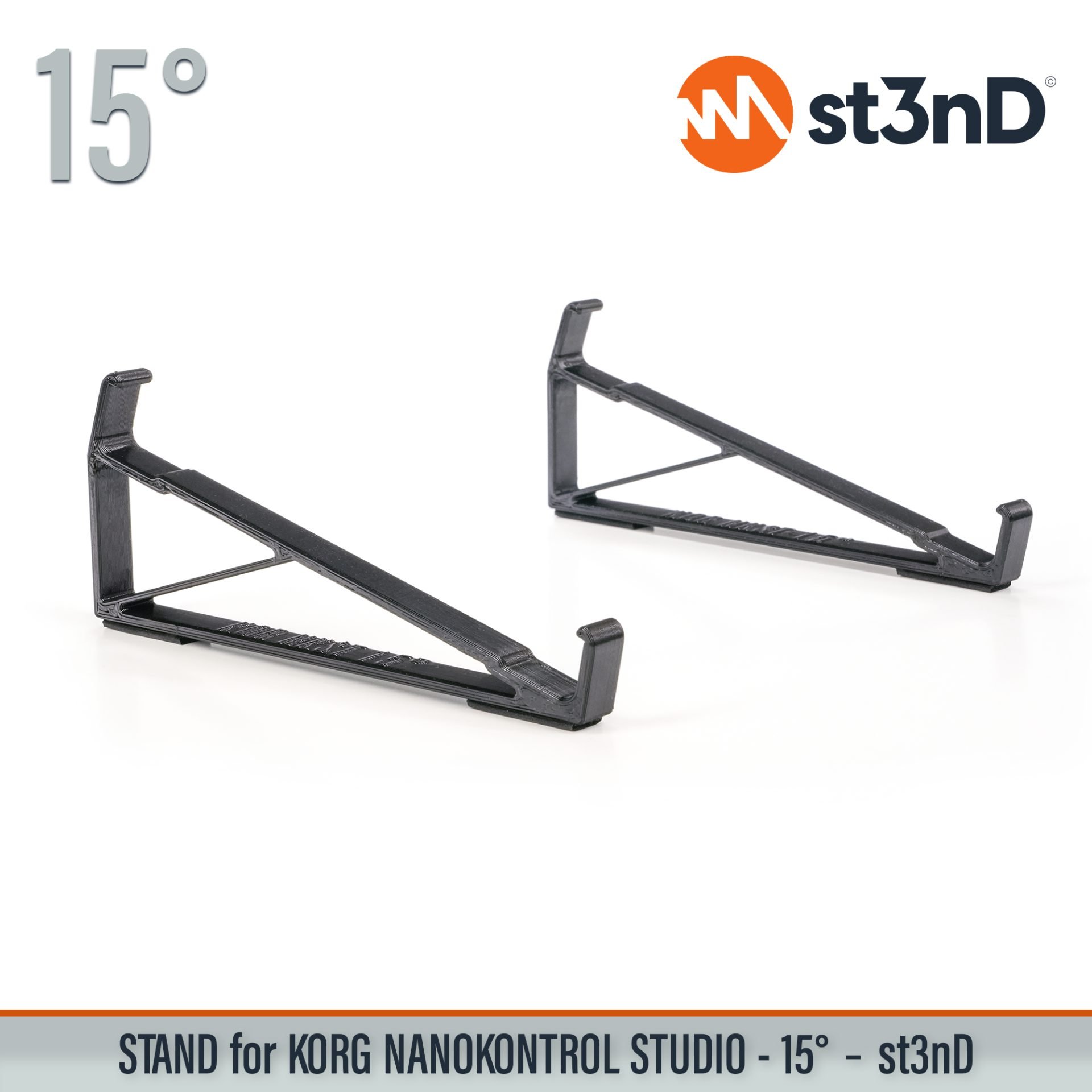controller instrument accessory korg Korg nanoKONTROL Studio Mobile MIDI Controller nanoKONTROL Studio portable st3nD stable stand strong sturdy synth tilted