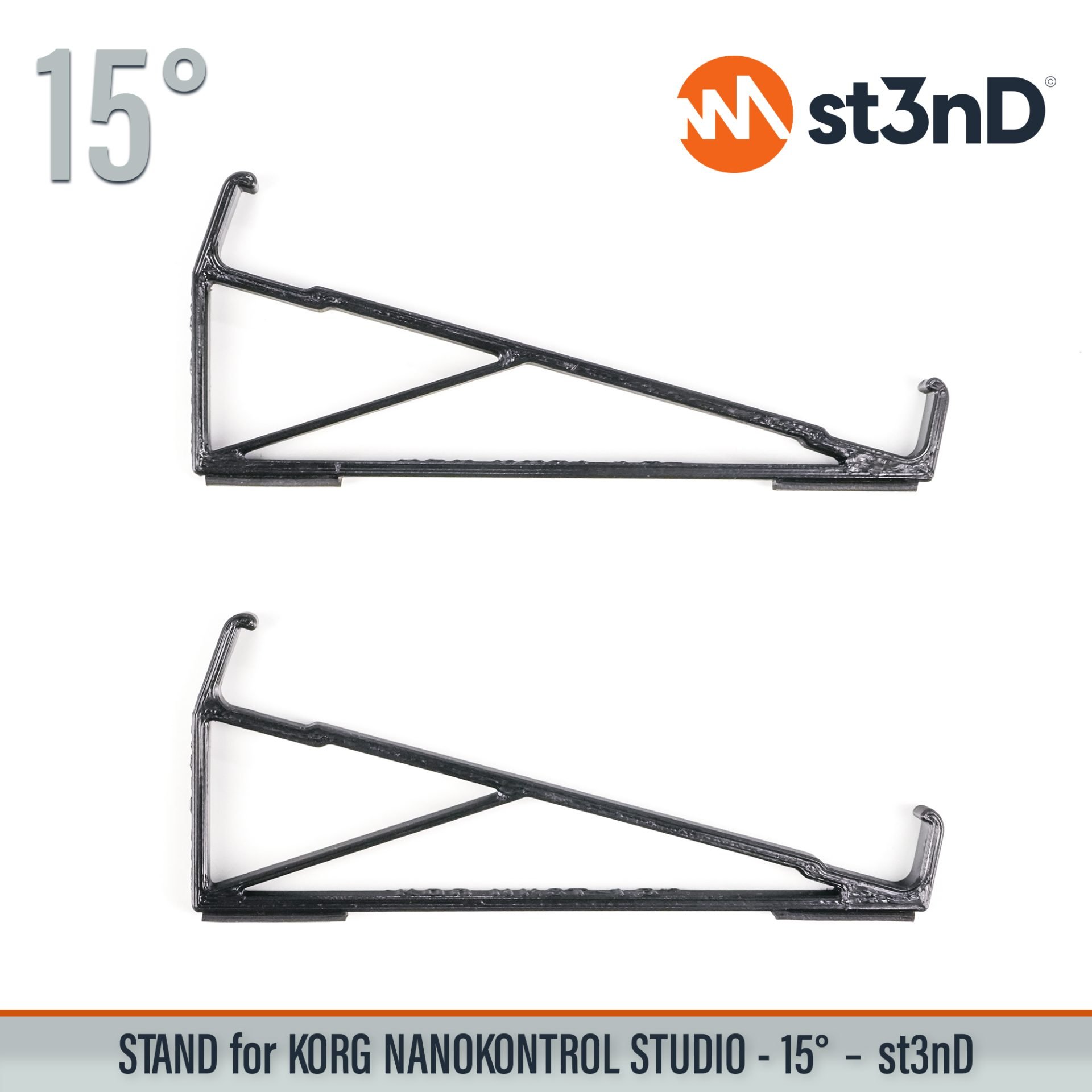 controller instrument accessory korg Korg nanoKONTROL Studio Mobile MIDI Controller nanoKONTROL Studio portable st3nD stable stand strong sturdy synth tilted