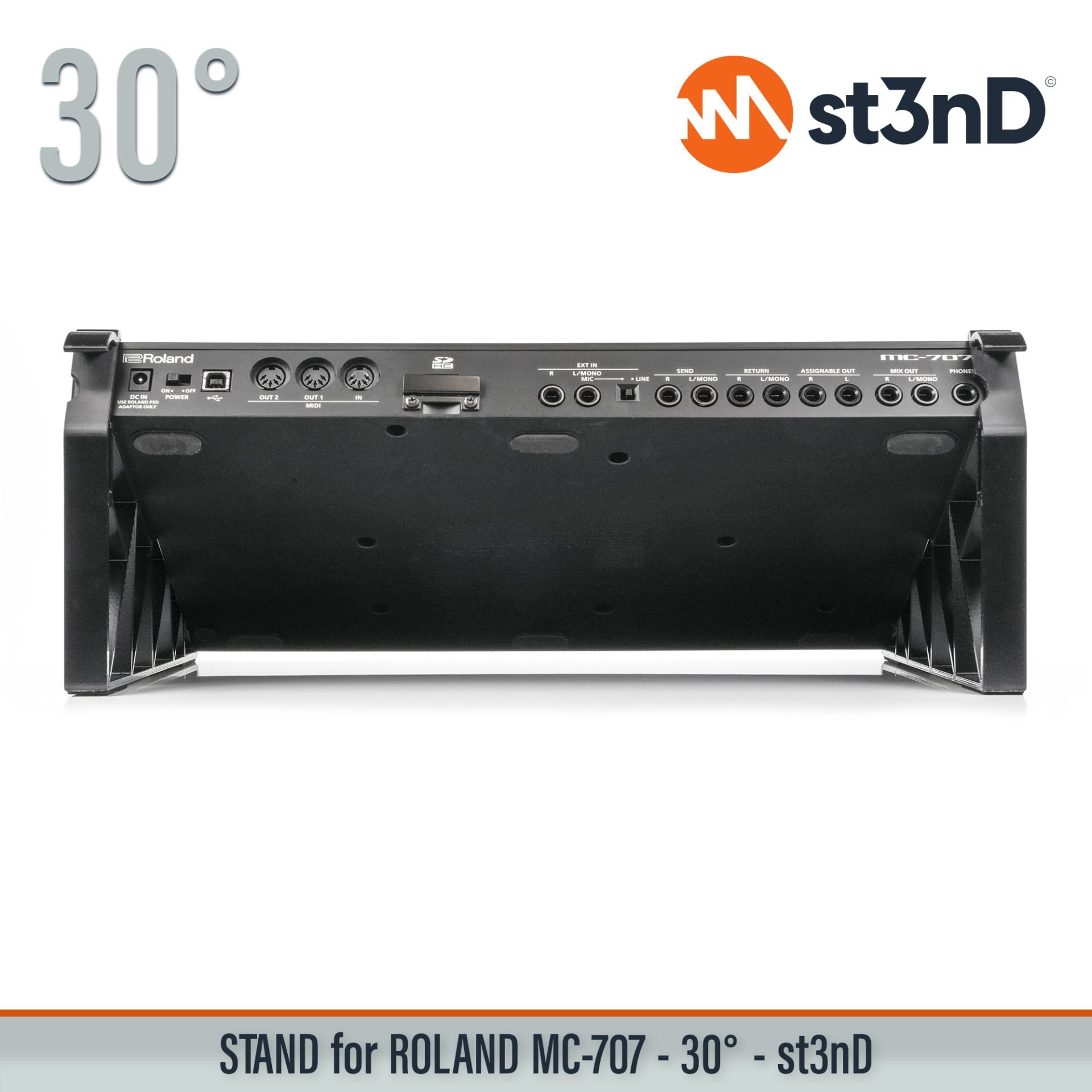 aira controller drum machine Mc 707 portable roland roland drum machine roland mc 707 sequencer st3nD stand studio equipment sturdy tilted