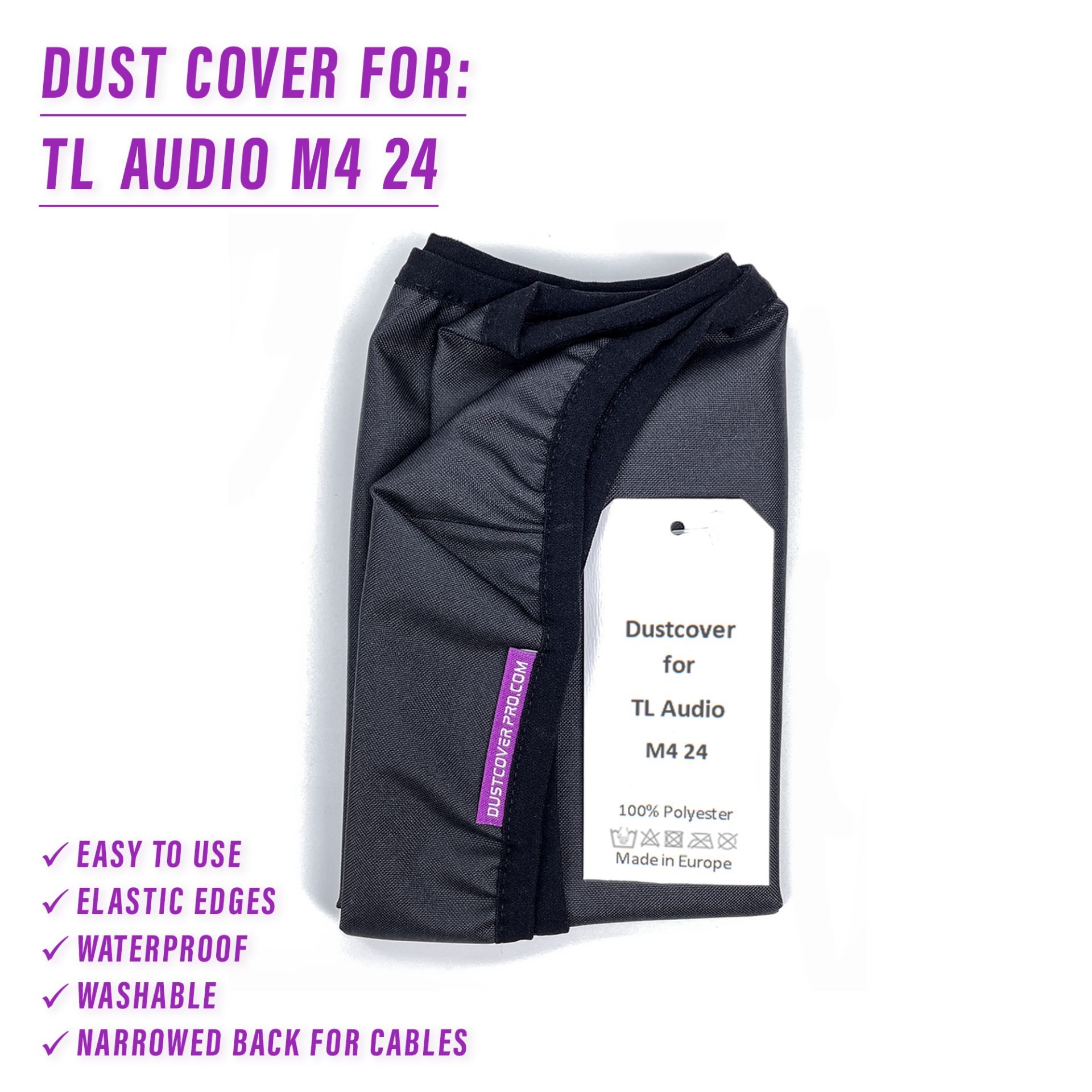 dust cover dustcover dustcoverpro elastic synth synth protection water resistant waterproof TL AUDIO M4 MIXER 24-CHANNEL VALVE RECORDING CONSOLE TL Audio TL Audio valve tube mixer