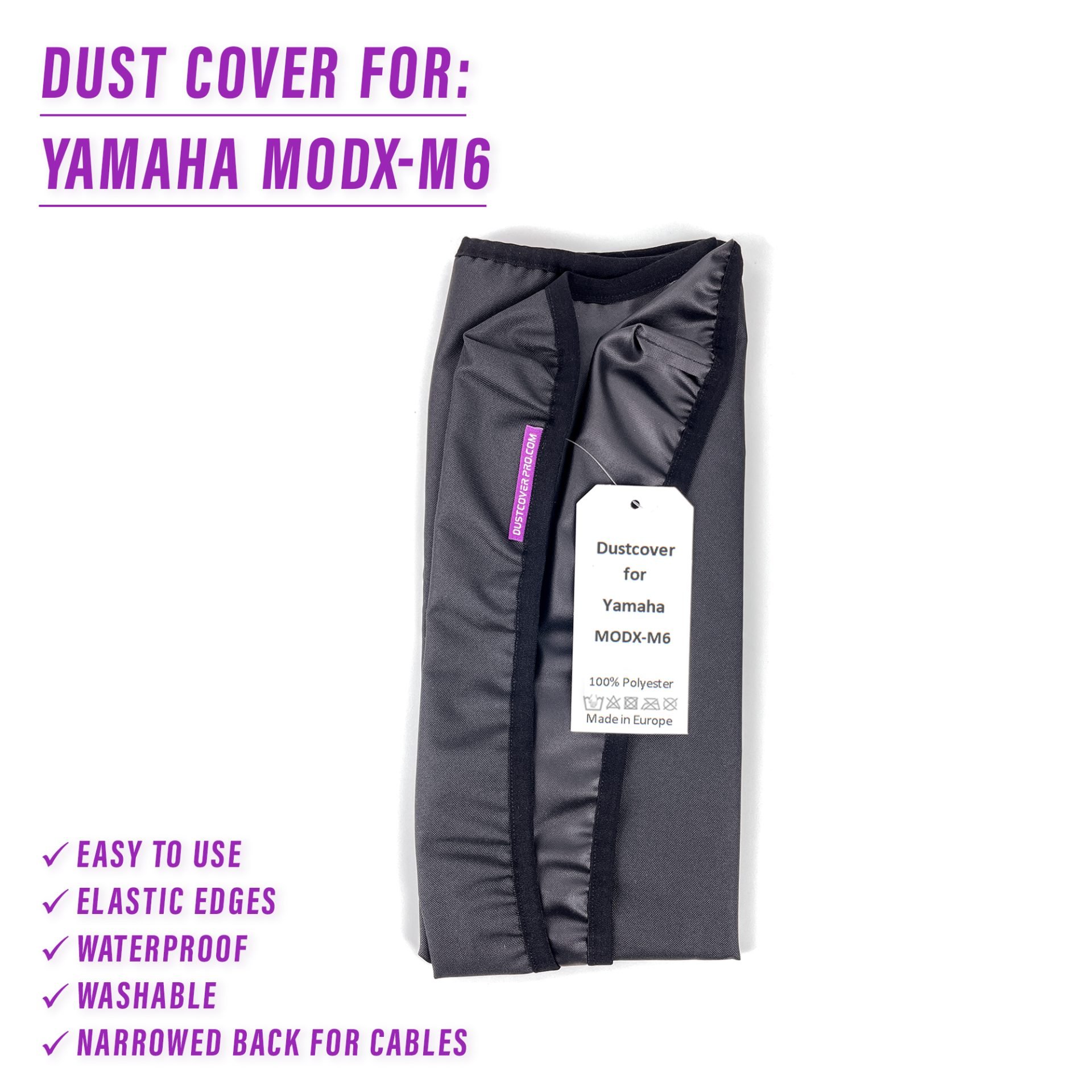 dust cover dustcover dustcoverpro elastic synth synth protection water resistant waterproof yamaha modx-m6 yamaha modx m6