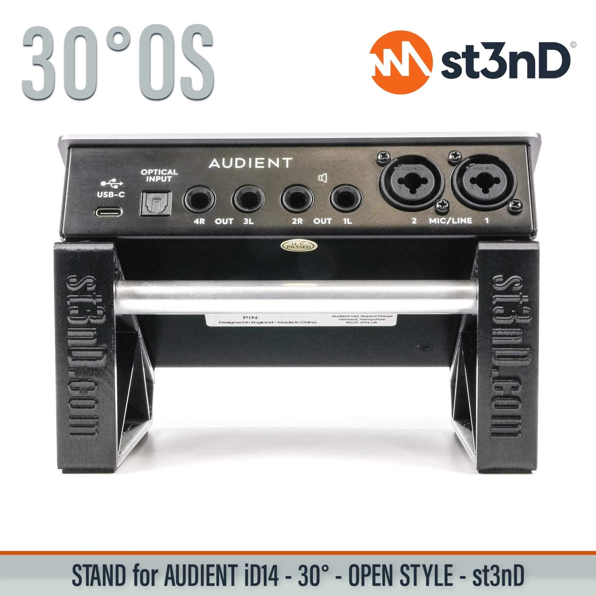 AUDIENT audio device audio interface portable st3nD stand strong studio sturdy AUDIENT iD14 iD14