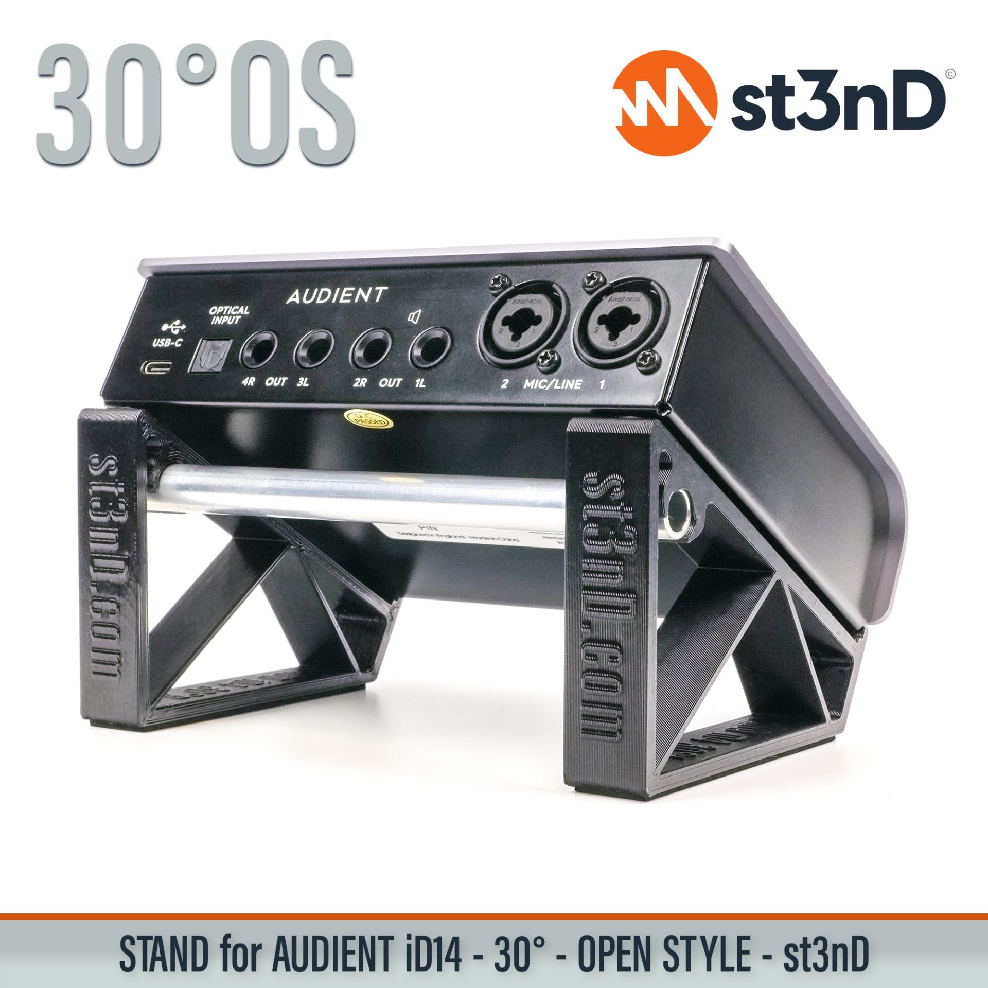 AUDIENT audio device audio interface portable st3nD stand strong studio sturdy AUDIENT iD14 iD14