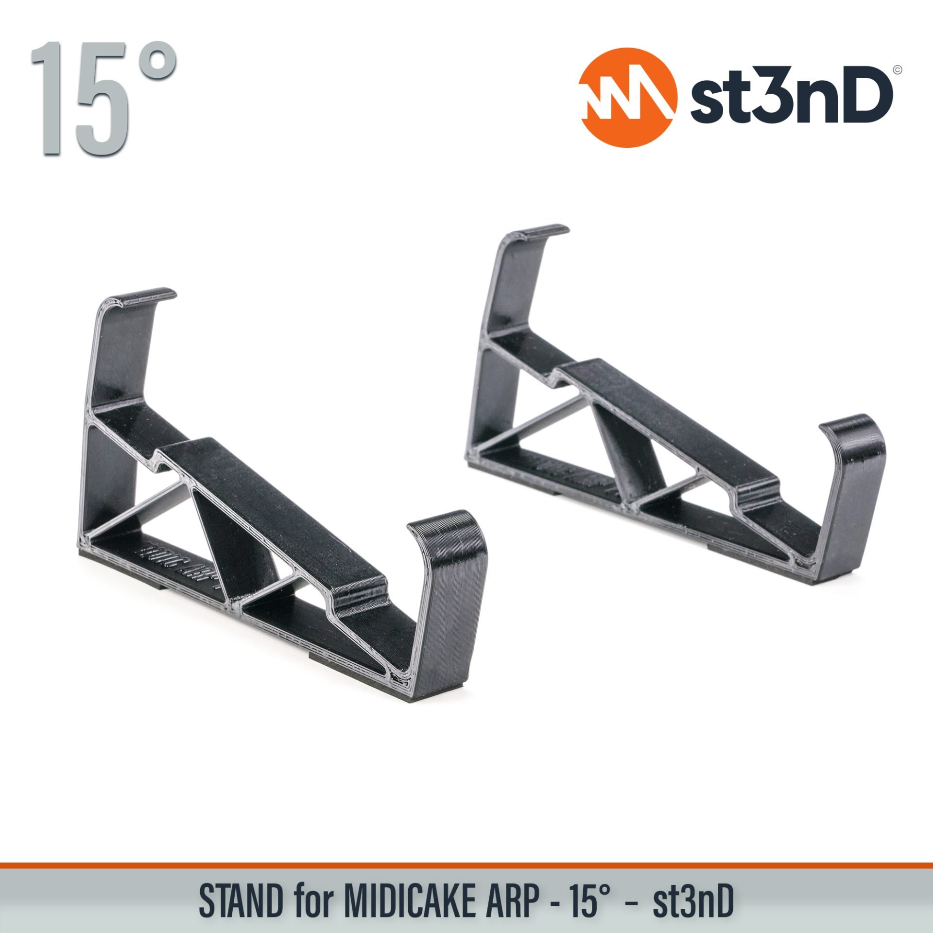 portable st3nD stable stand strong sturdy tilted MIDI arpeggiator and sequencer MIDICAKE ARP MIDICAKE MIDI sequencer