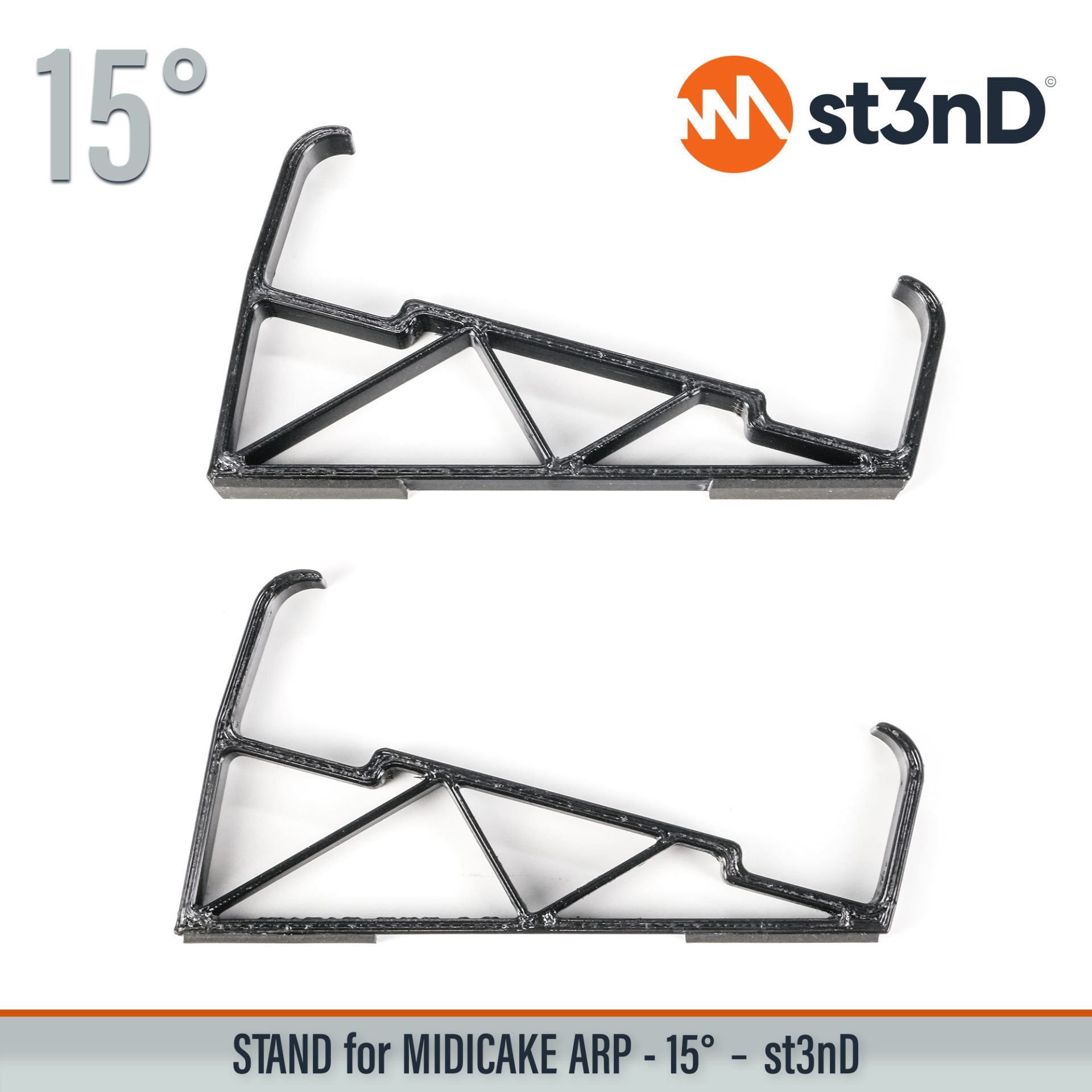 portable st3nD stable stand strong sturdy tilted MIDI arpeggiator and sequencer MIDICAKE ARP MIDICAKE MIDI sequencer
