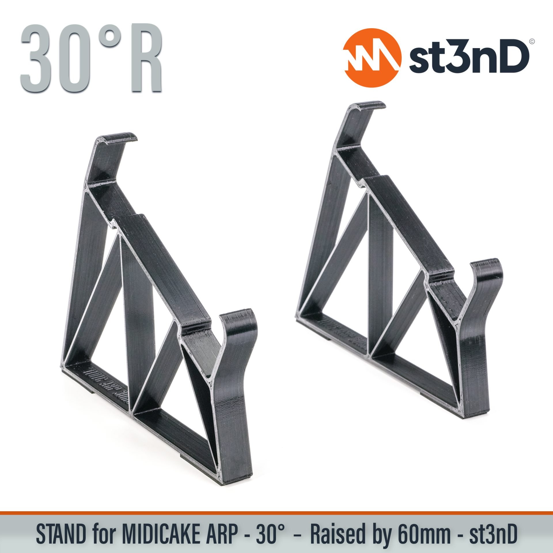 MIDI arpeggiator and sequencer midi sequencer MIDICAKE MIDICAKE ARP portable st3nD stable stand strong sturdy tilted