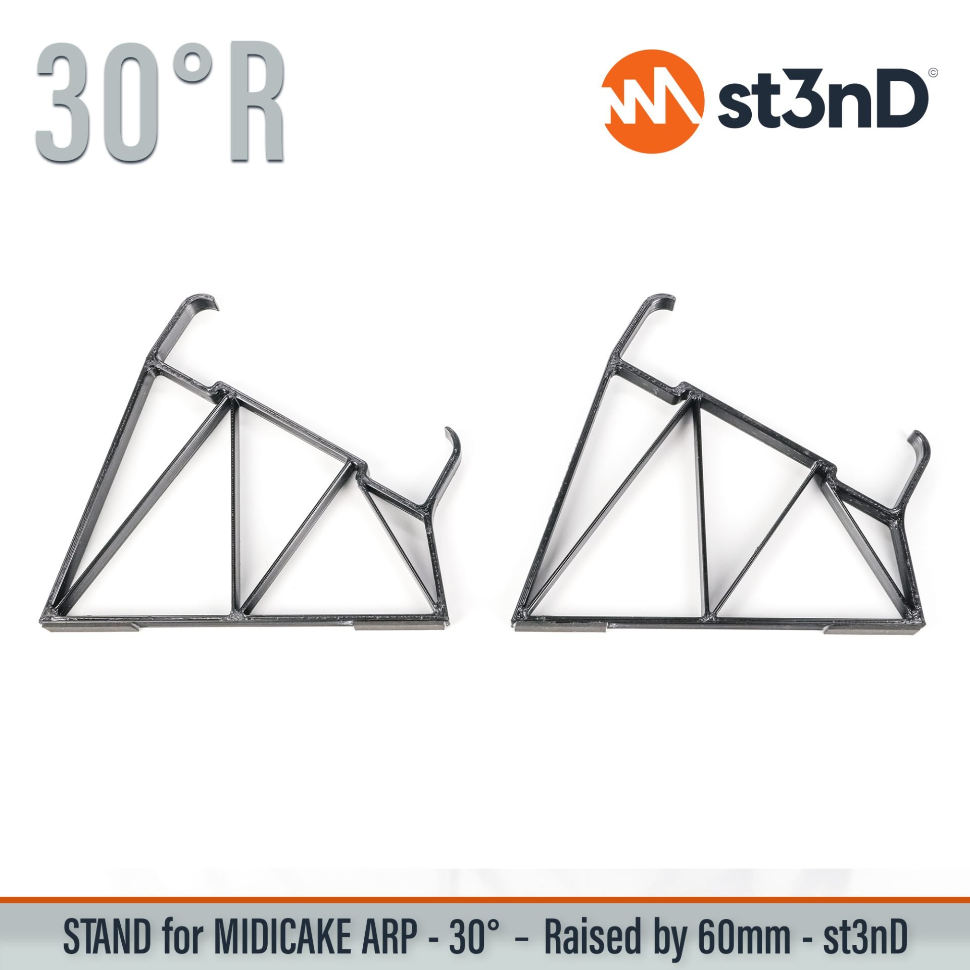 MIDI arpeggiator and sequencer midi sequencer MIDICAKE MIDICAKE ARP portable st3nD stable stand strong sturdy tilted